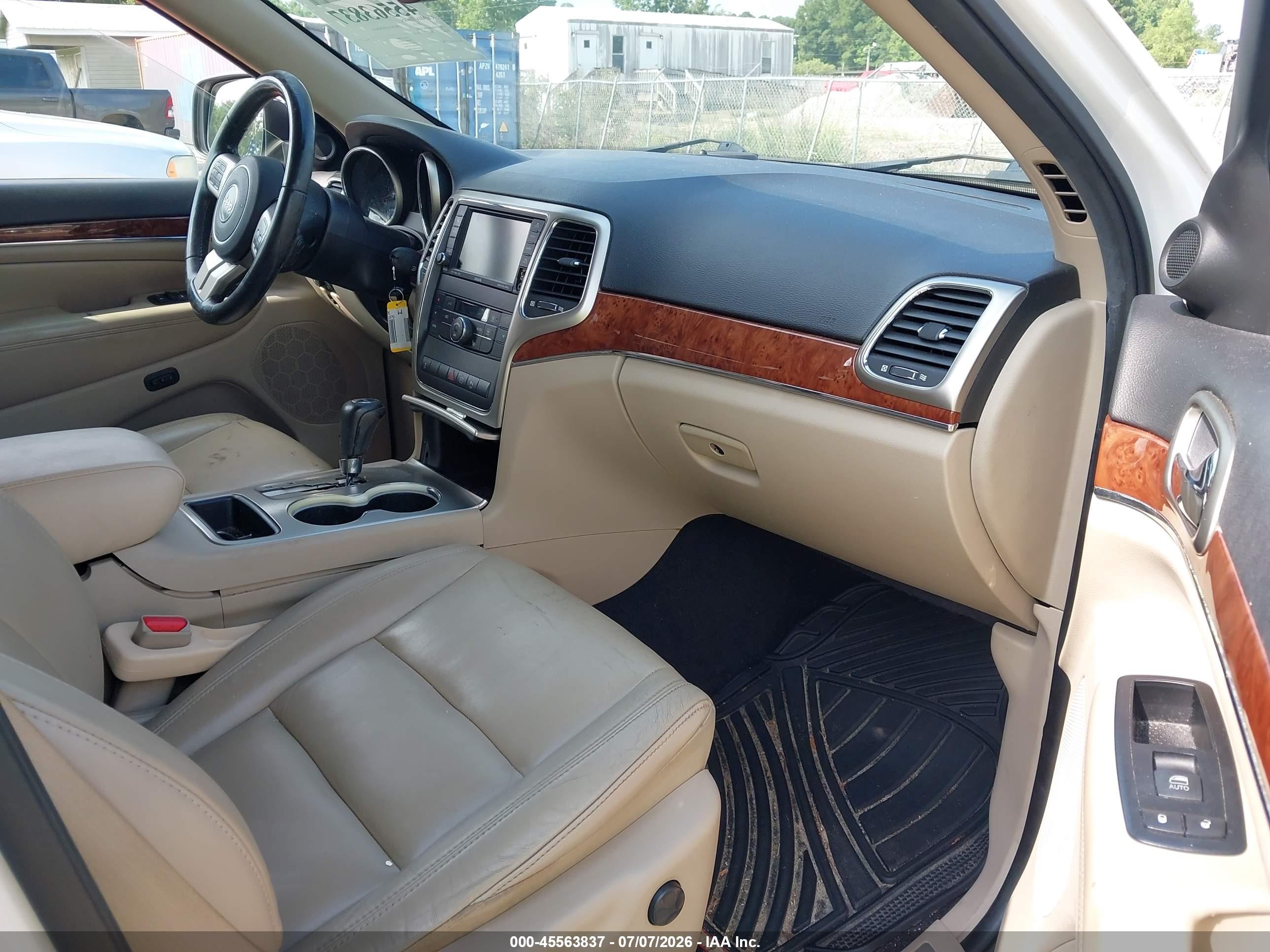 2011 Jeep Grand Cherokee Limited Белый vin: 1J4RS5GG5BC610764