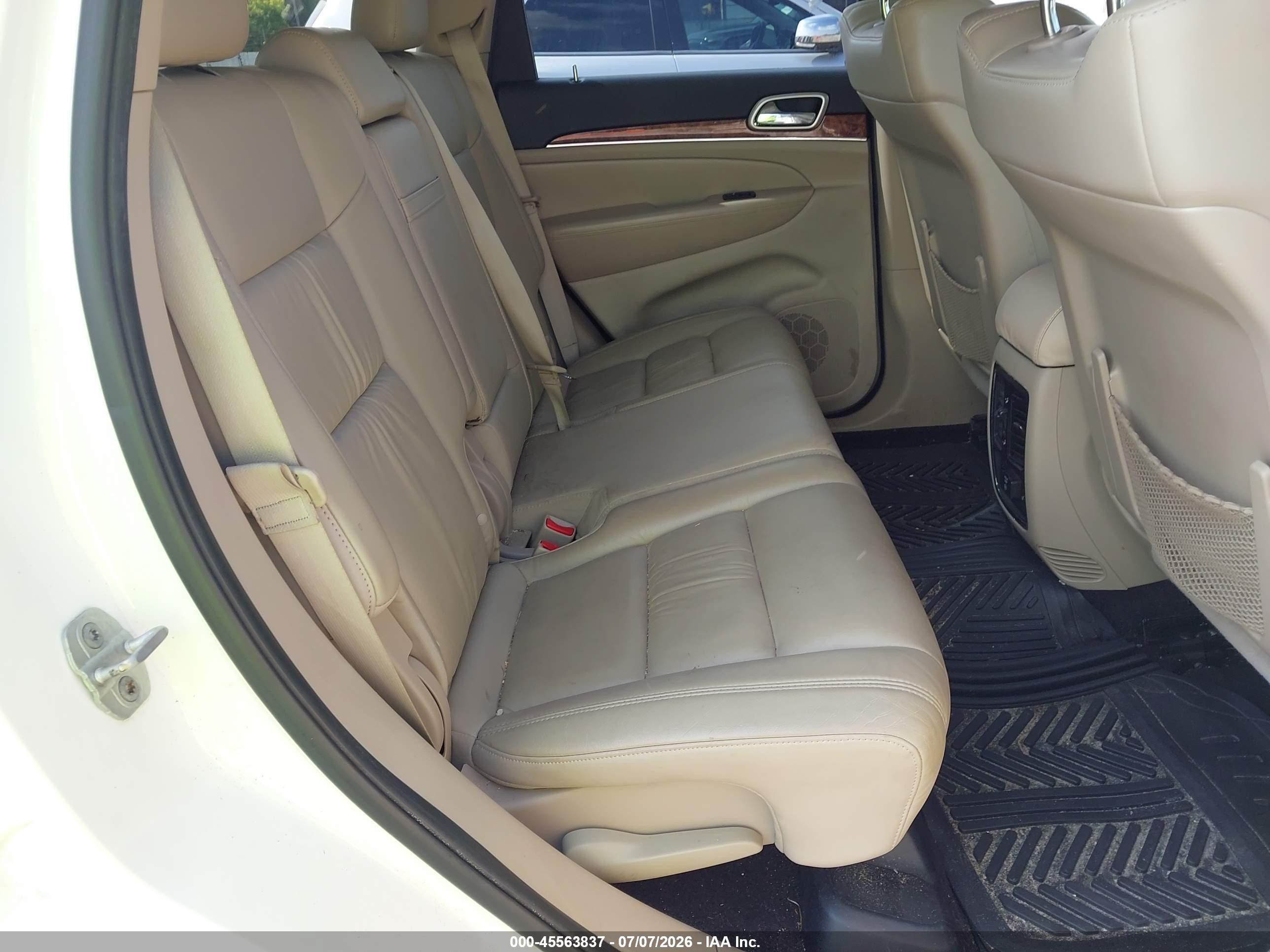 2011 Jeep Grand Cherokee Limited Белый vin: 1J4RS5GG5BC610764