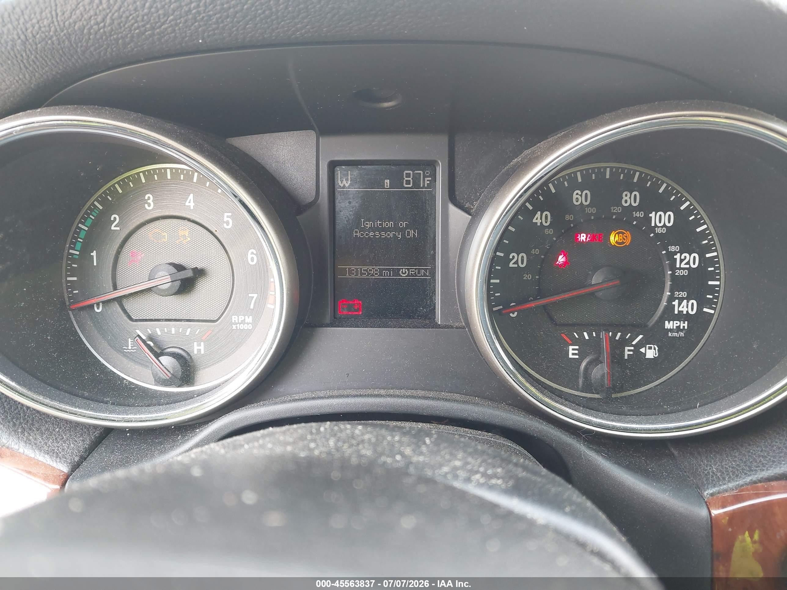 2011 Jeep Grand Cherokee Limited Белый vin: 1J4RS5GG5BC610764