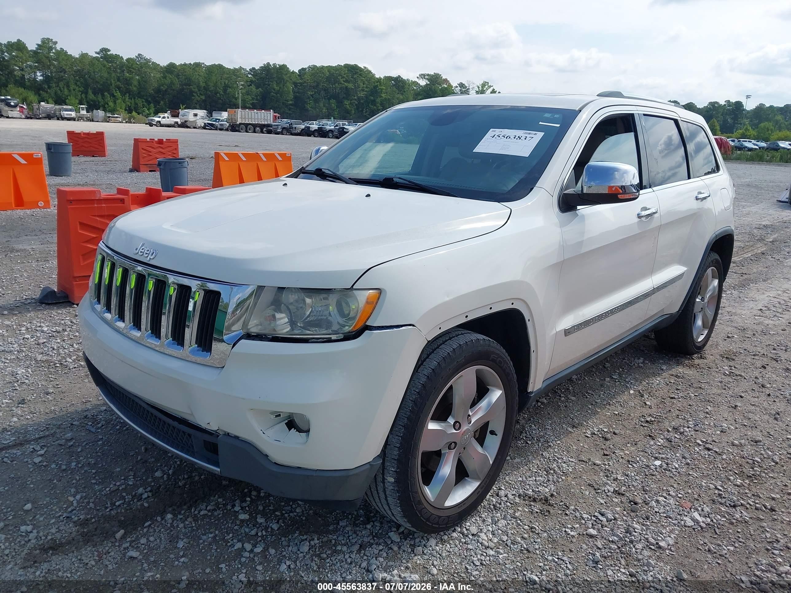 2011 Jeep Grand Cherokee Limited Белый vin: 1J4RS5GG5BC610764