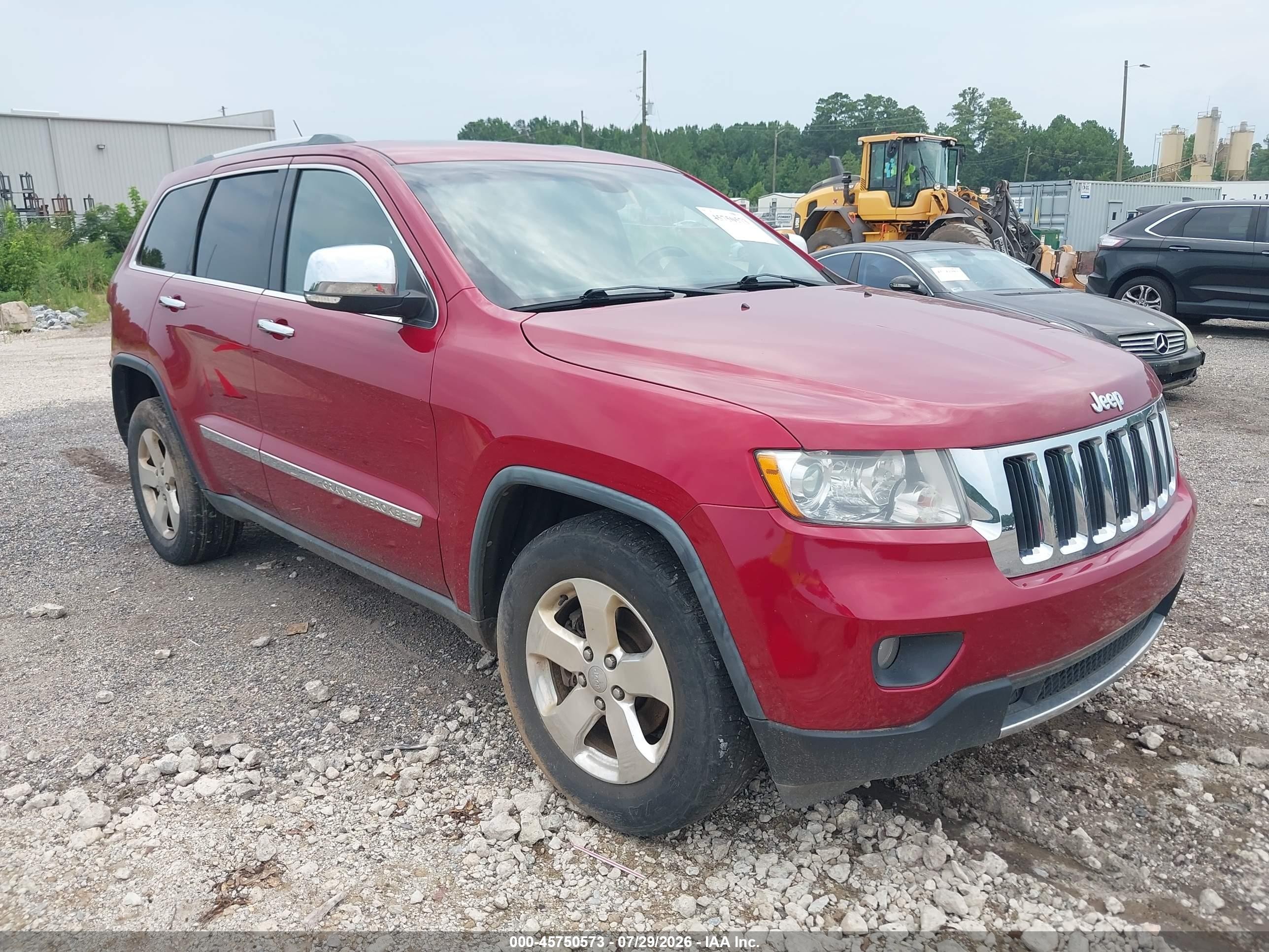 2011 Jeep Grand Cherokee Limited Red vin: 1J4RS5GG7BC626478