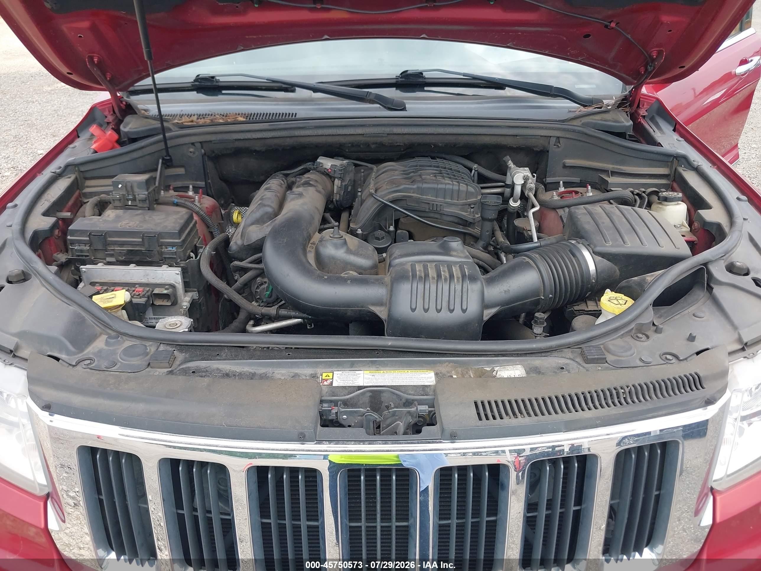 2011 Jeep Grand Cherokee Limited Red vin: 1J4RS5GG7BC626478