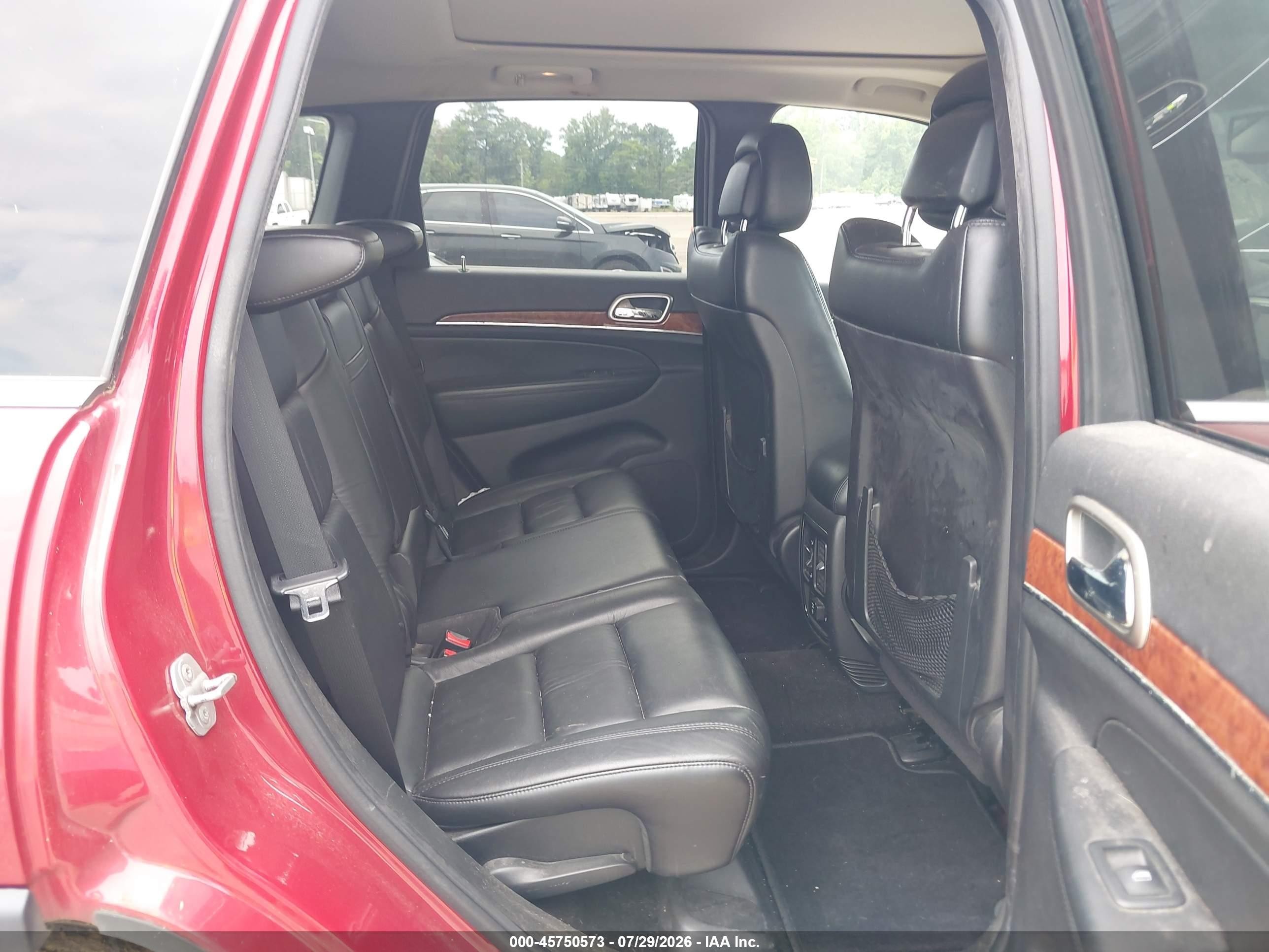 2011 Jeep Grand Cherokee Limited Red vin: 1J4RS5GG7BC626478