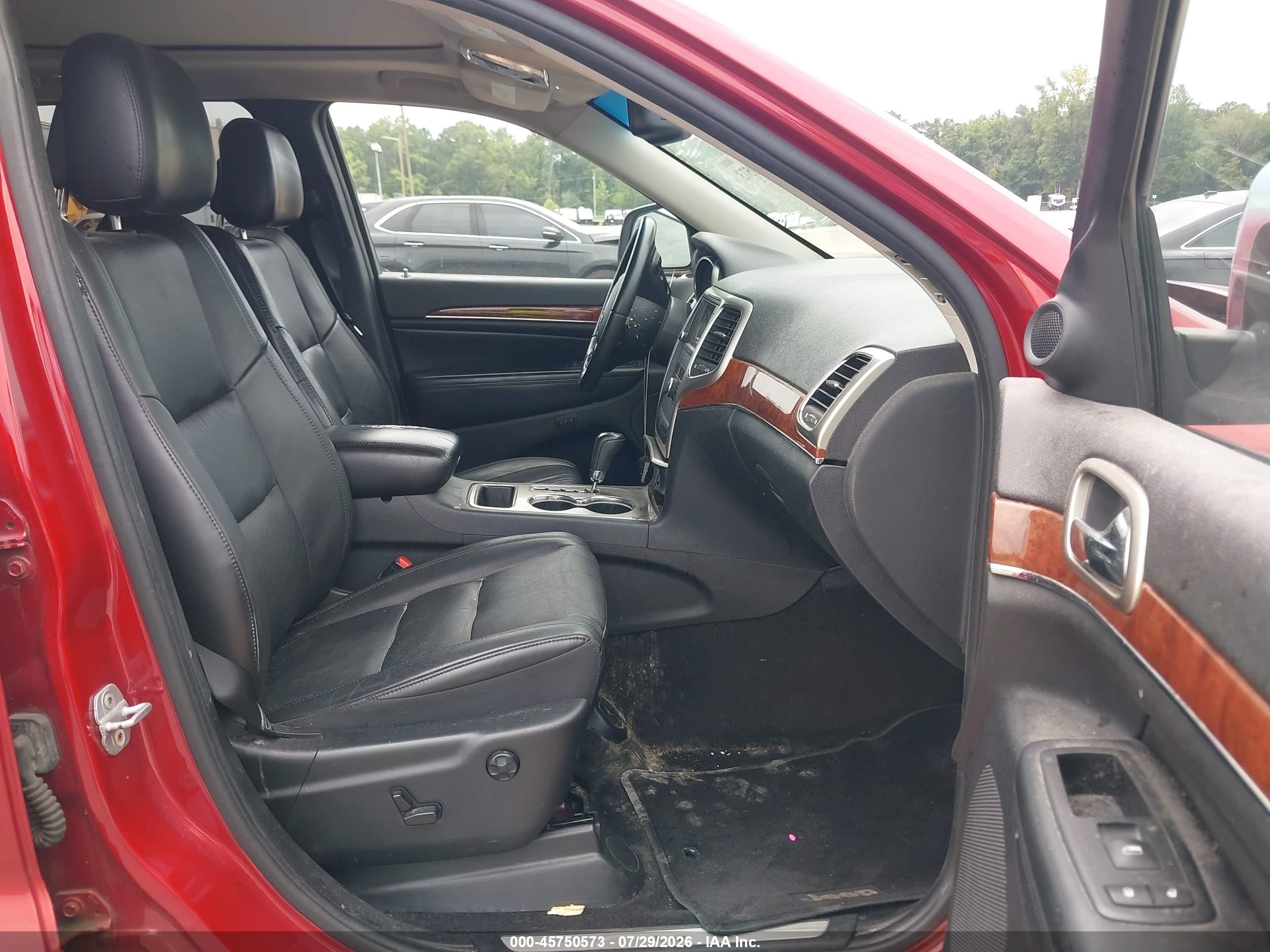 2011 Jeep Grand Cherokee Limited Red vin: 1J4RS5GG7BC626478