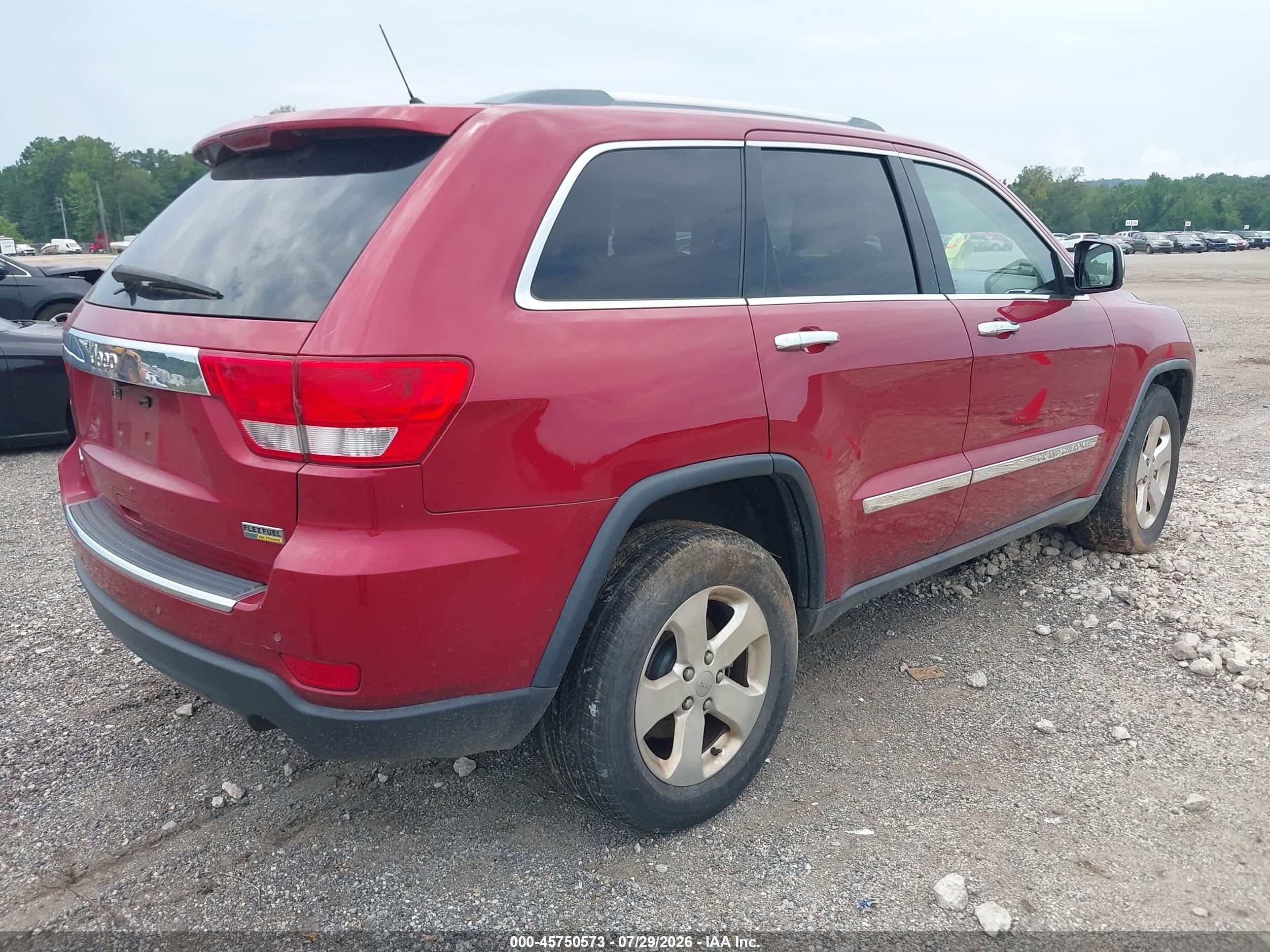 2011 Jeep Grand Cherokee Limited Red vin: 1J4RS5GG7BC626478
