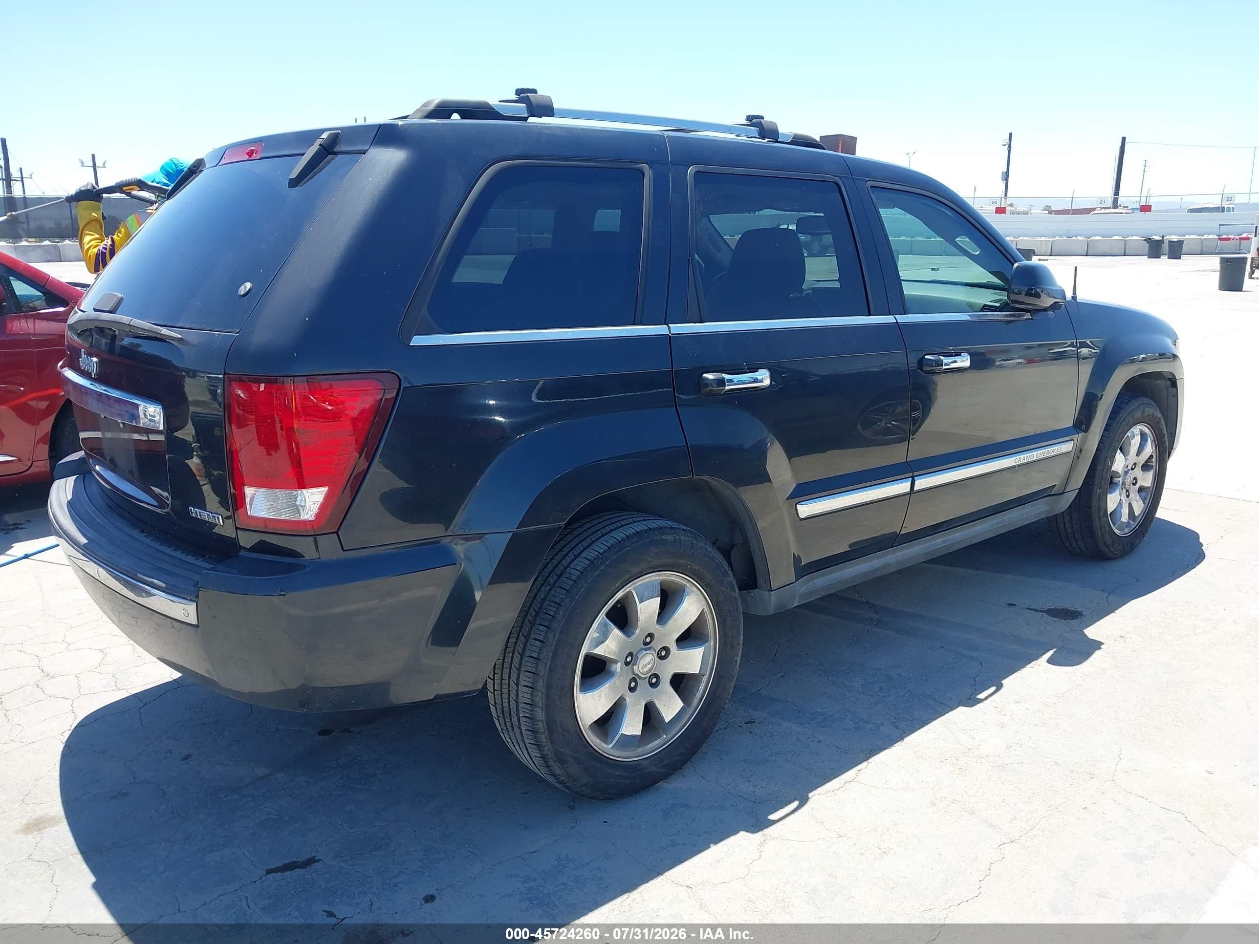 2010 Jeep Grand Cherokee Limited Black vin: 1J4RS5GT7AC142483