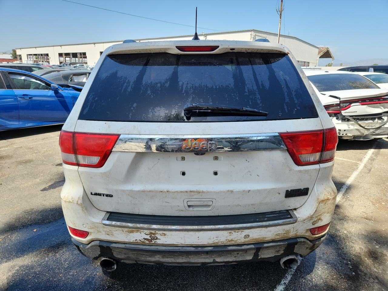 2011 Jeep Grand Cherokee Limited White vin: 1J4RS5GT7BC569275 Damage: Lift Gate, Multiple Scratches Heavy, 4