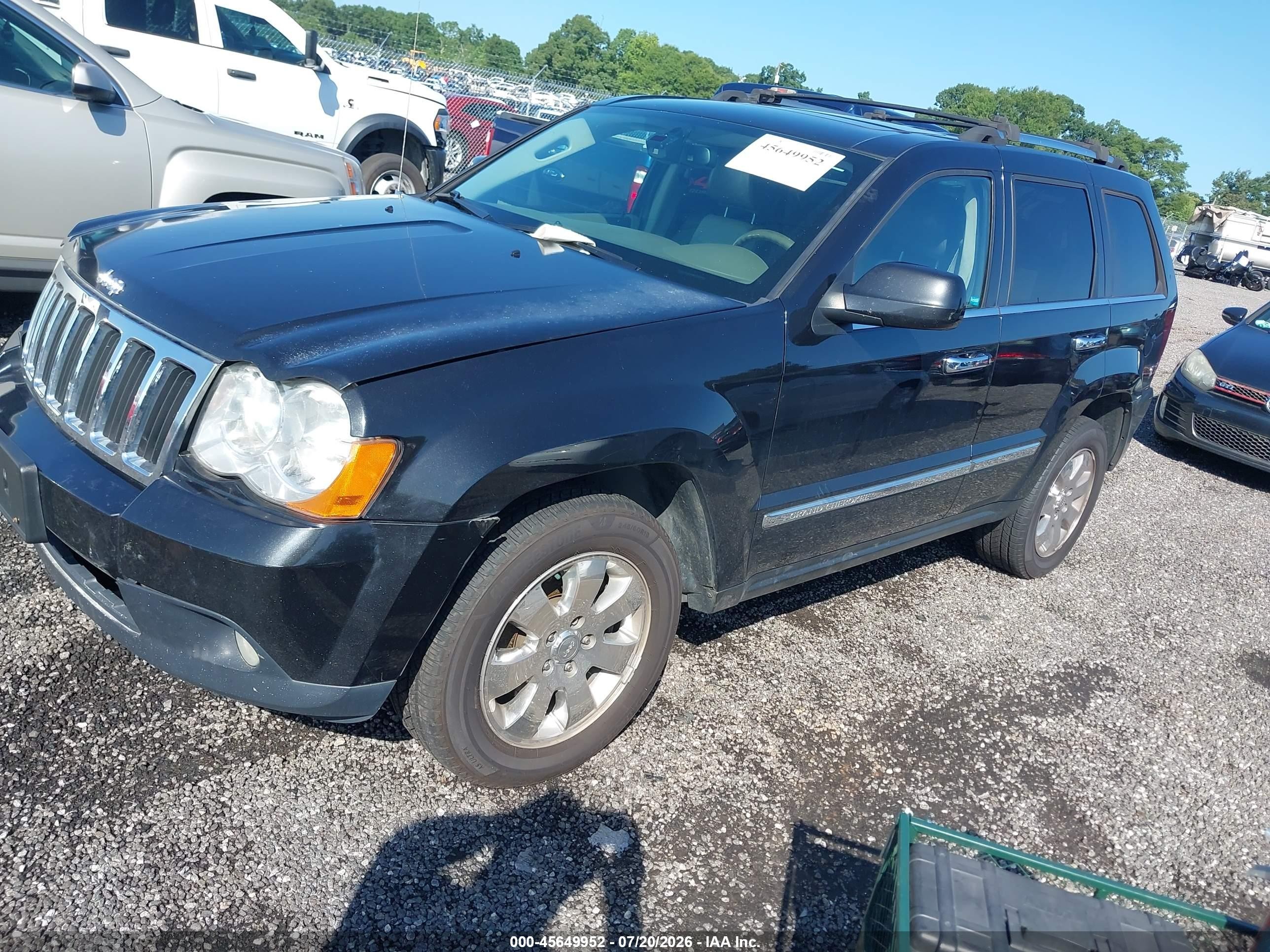 2010 Jeep Grand Cherokee Limited Black vin: 1J4RS5GT8AC121402