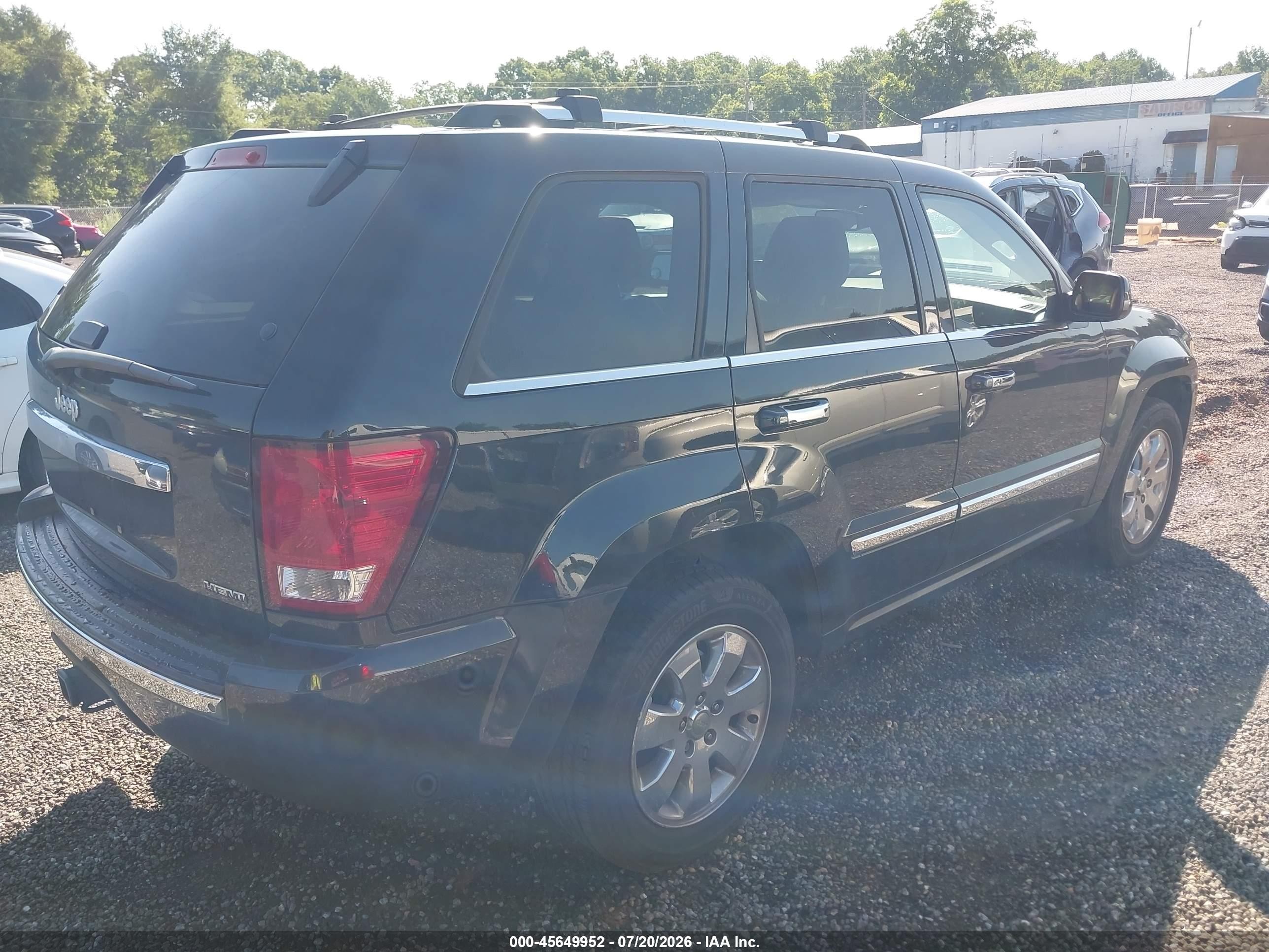 2010 Jeep Grand Cherokee Limited Black vin: 1J4RS5GT8AC121402