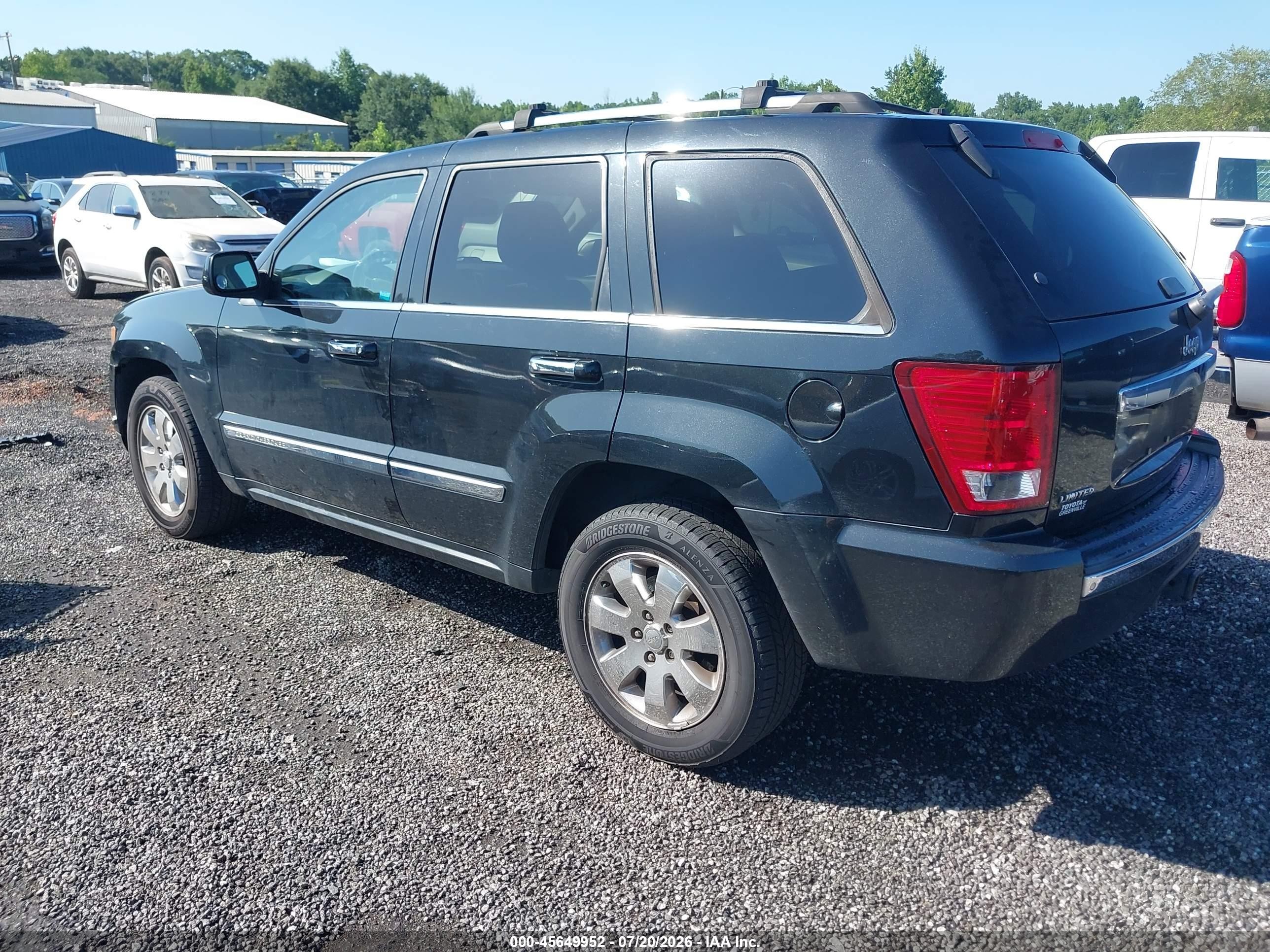 2010 Jeep Grand Cherokee Limited Black vin: 1J4RS5GT8AC121402