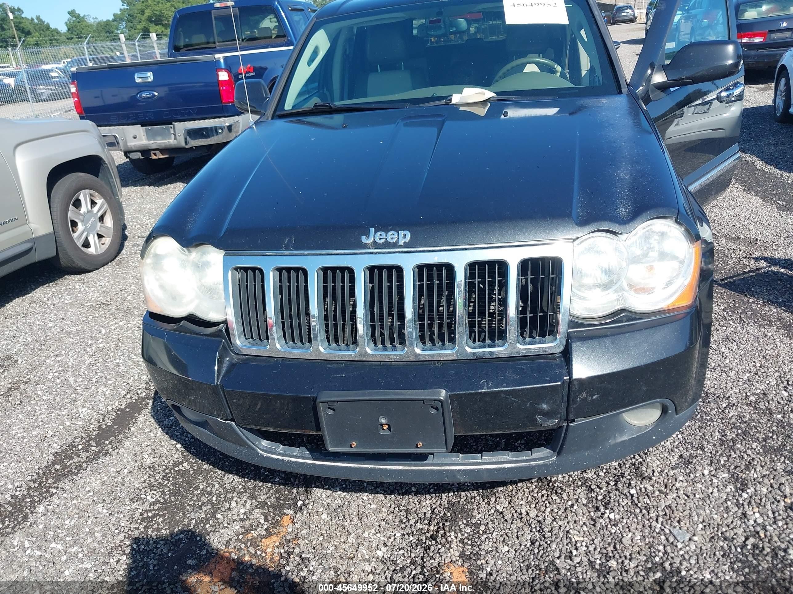2010 Jeep Grand Cherokee Limited Black vin: 1J4RS5GT8AC121402