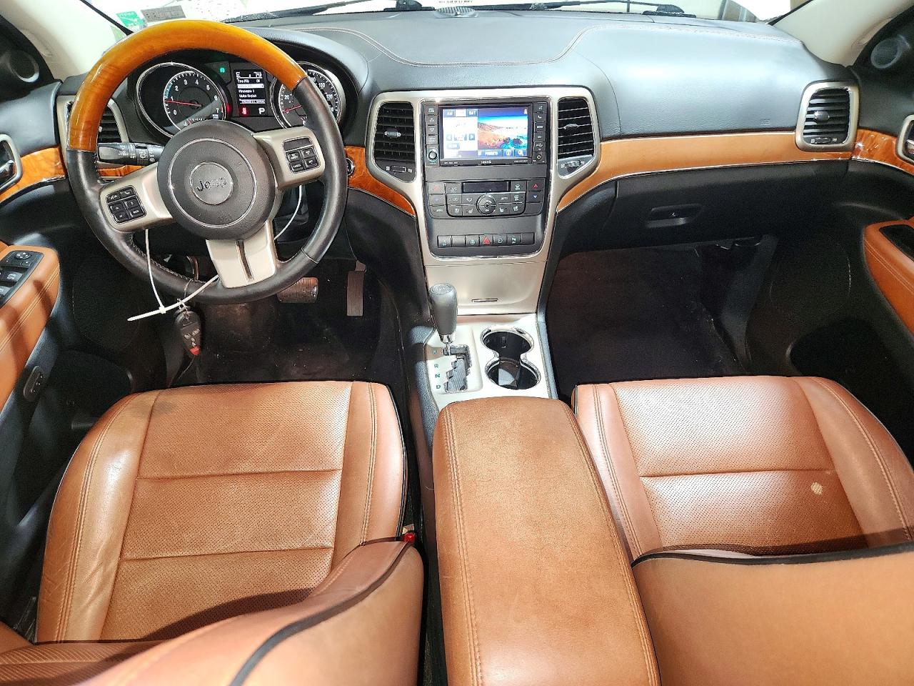 2011 Jeep Grand Cherokee Overland White vin: 1J4RS6GG3BC612454