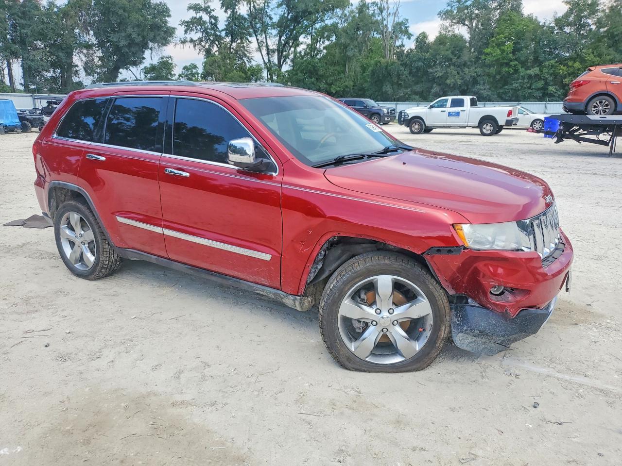 2011 Jeep Grand Cherokee Overland Burgundy vin: 1J4RS6GG4BC569484