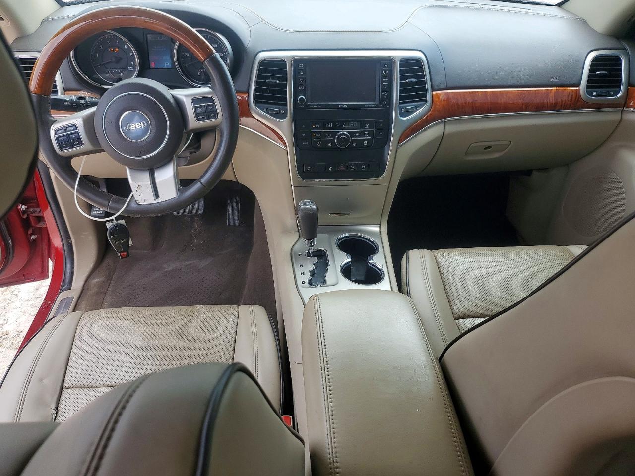 2011 Jeep Grand Cherokee Overland Burgundy vin: 1J4RS6GG4BC569484
