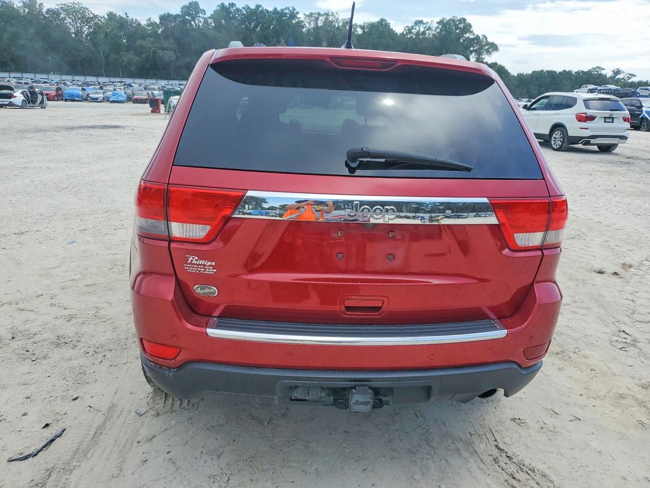 2011 Jeep Grand Cherokee Overland Burgundy vin: 1J4RS6GG4BC569484