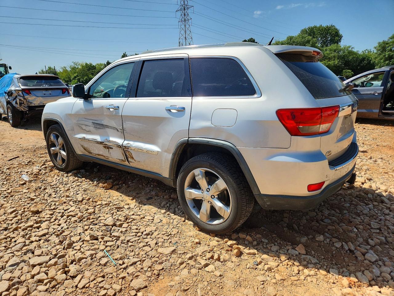2011 Jeep Grand Cherokee Overland Silver vin: 1J4RS6GG7BC644629