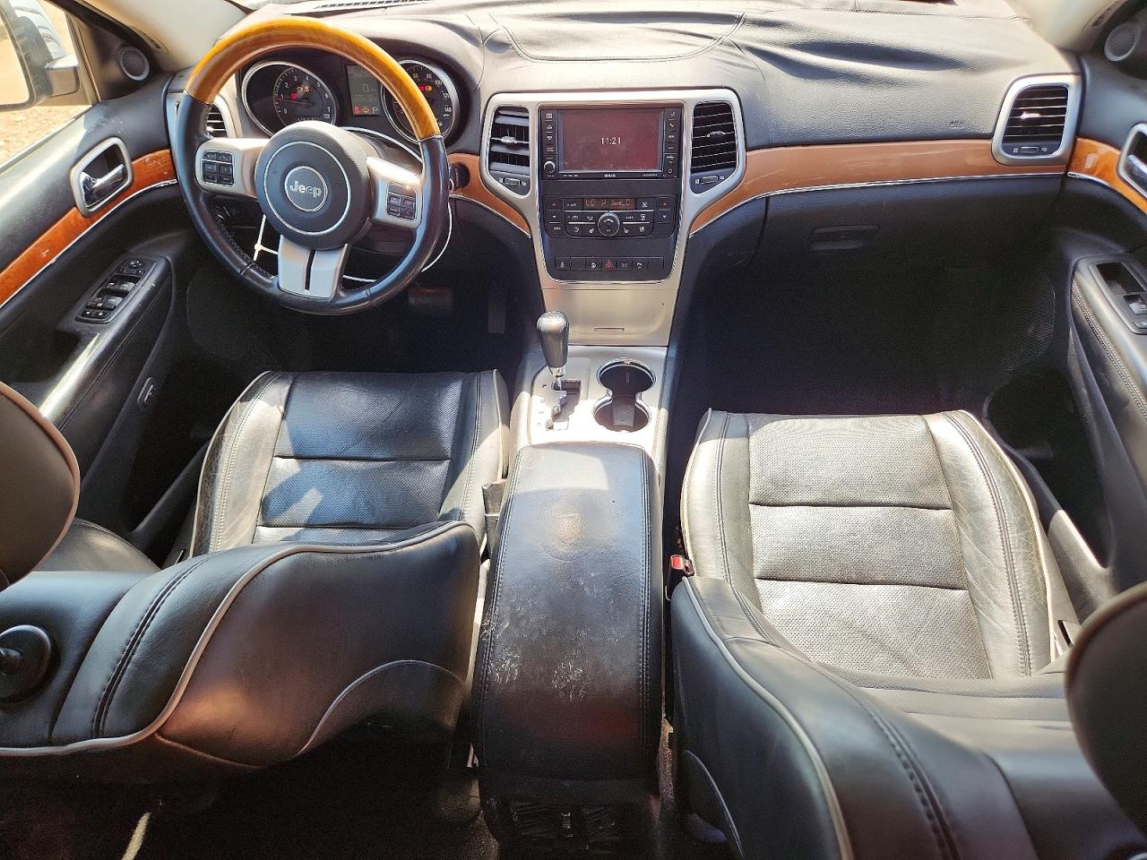 2011 Jeep Grand Cherokee Overland Silver vin: 1J4RS6GG7BC644629