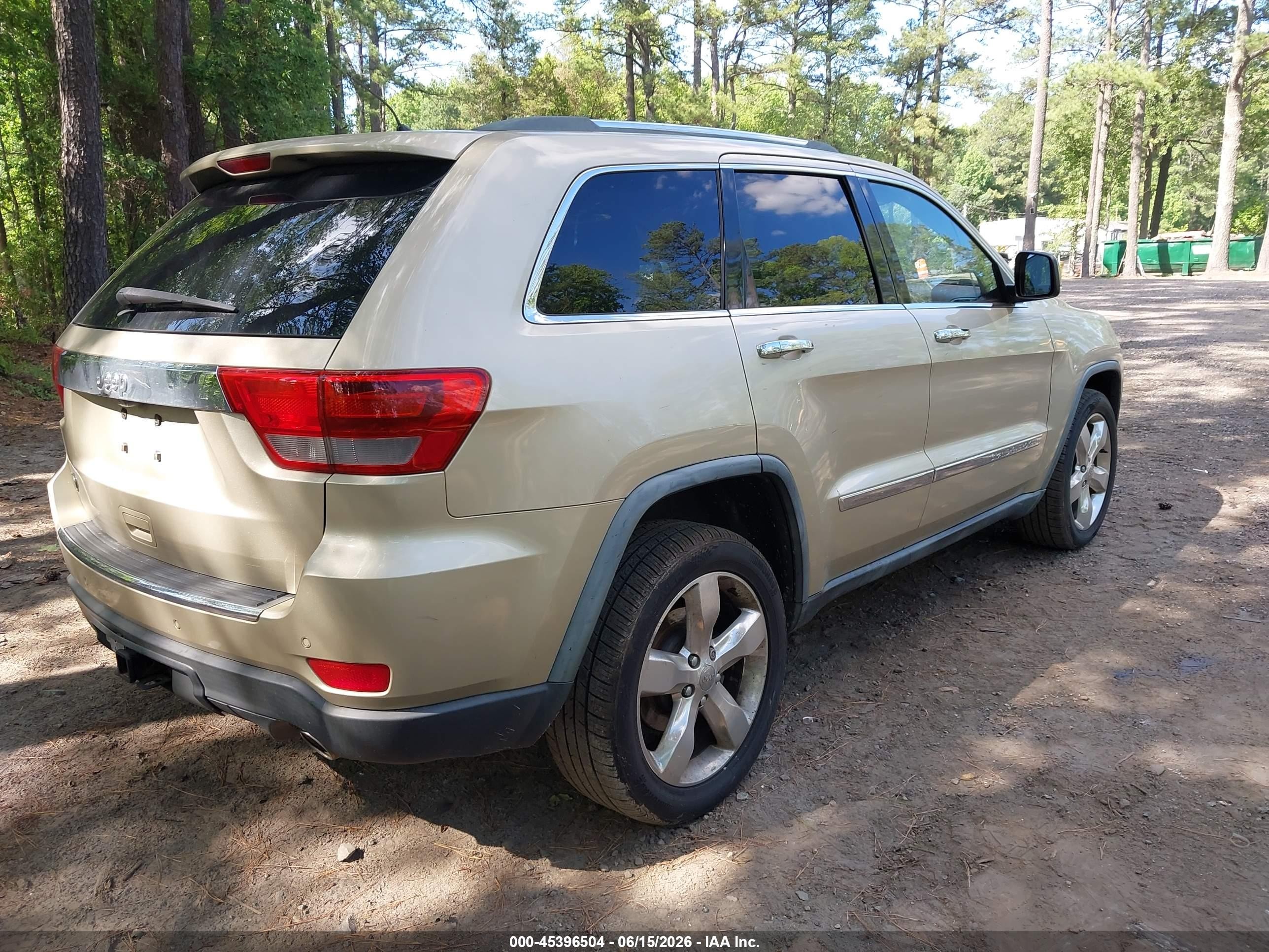 2011 Jeep Grand Cherokee Overland Gold vin: 1J4RS6GG7BC707129