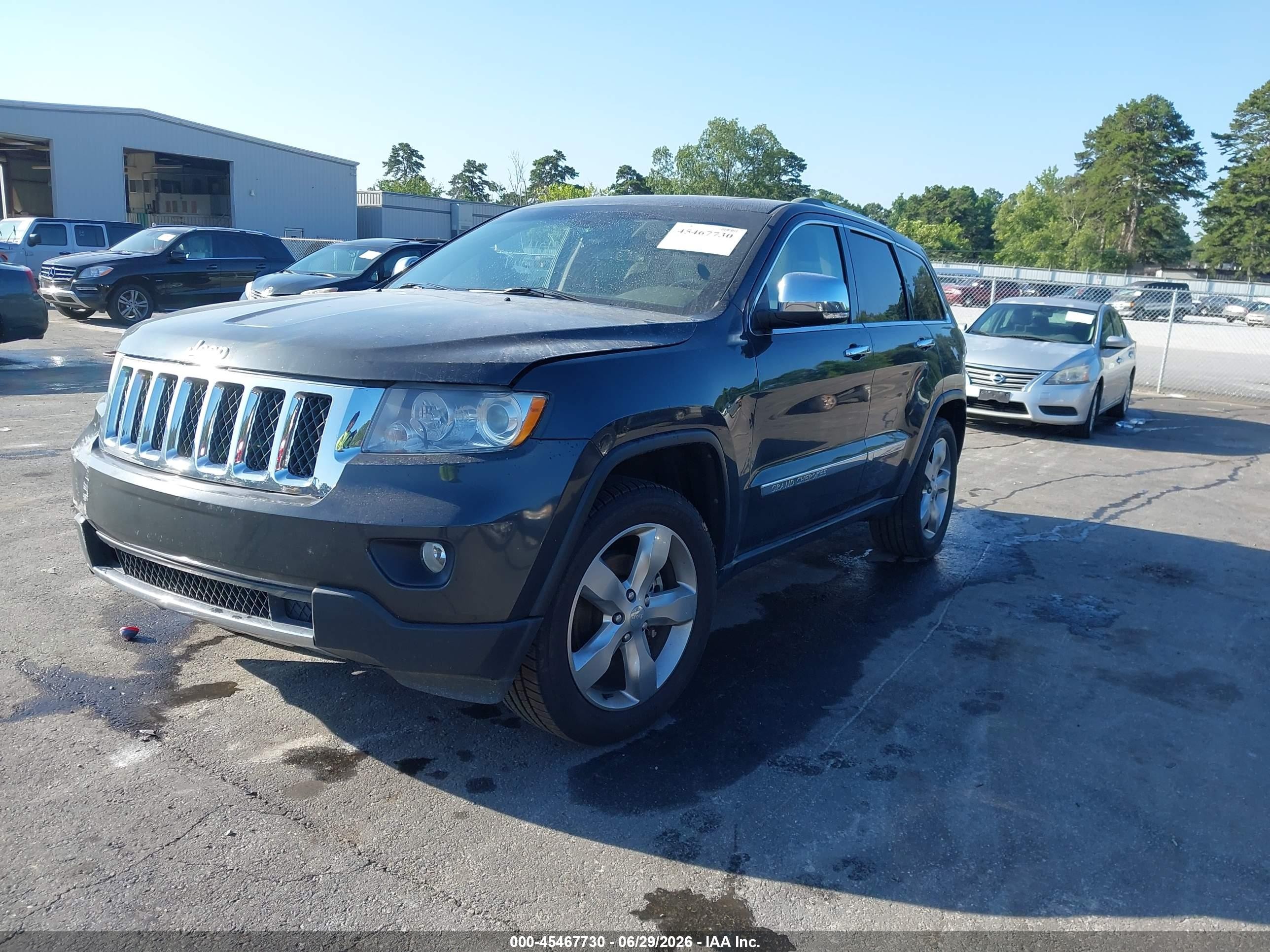 2011 Jeep Grand Cherokee Overland Gray vin: 1J4RS6GT0BC584013
