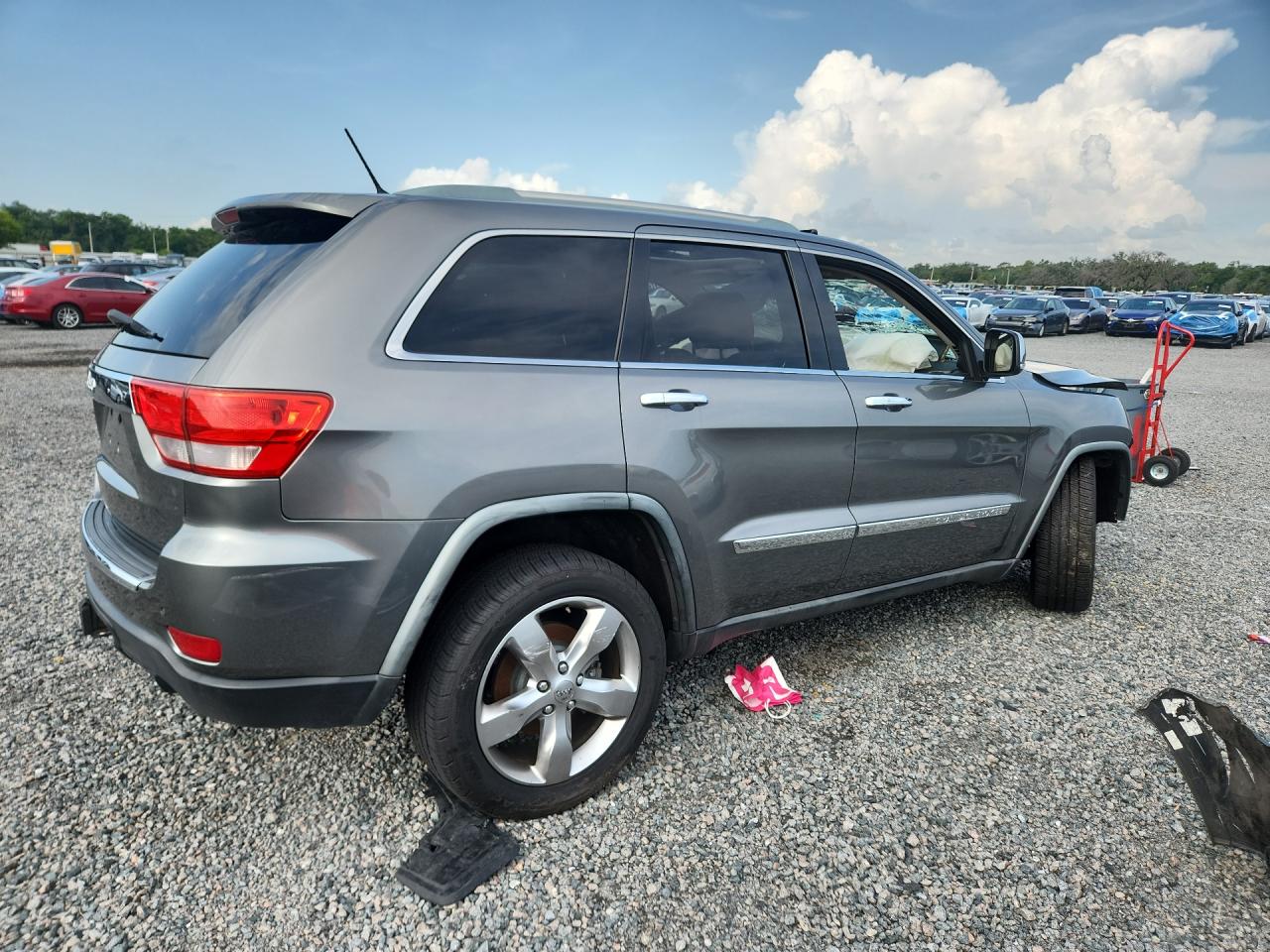 2011 Jeep Grand Cherokee Overland Gray vin: 1J4RS6GT2BC589181