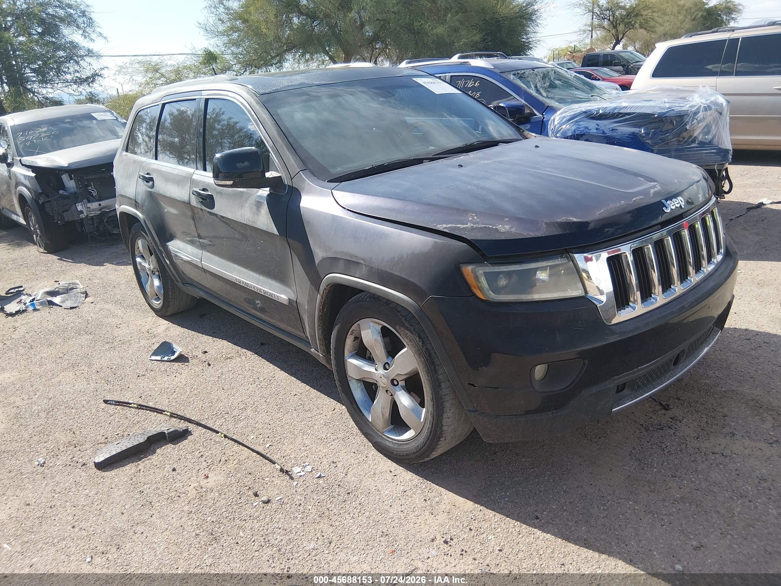 2011 Jeep Grand Cherokee Overland Black vin: 1J4RS6GT3BC659612