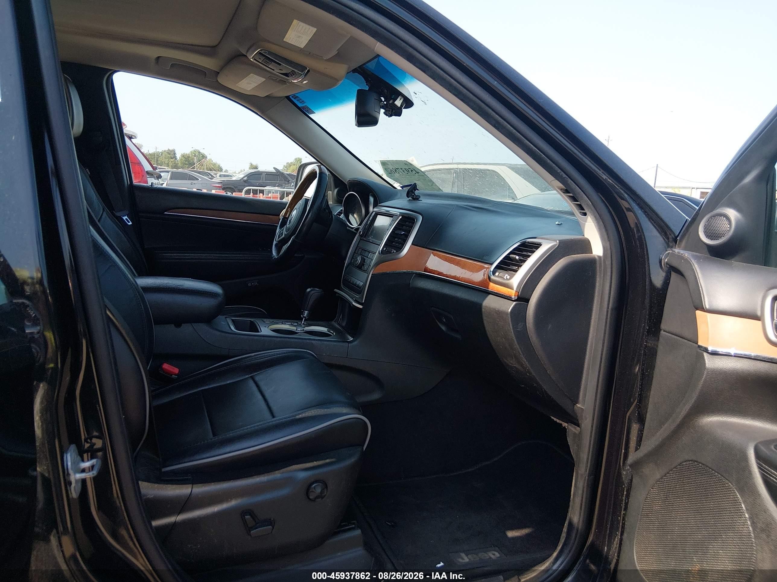 2011 Jeep Grand Cherokee Overland Черный vin: 1J4RS6GT5BC652614