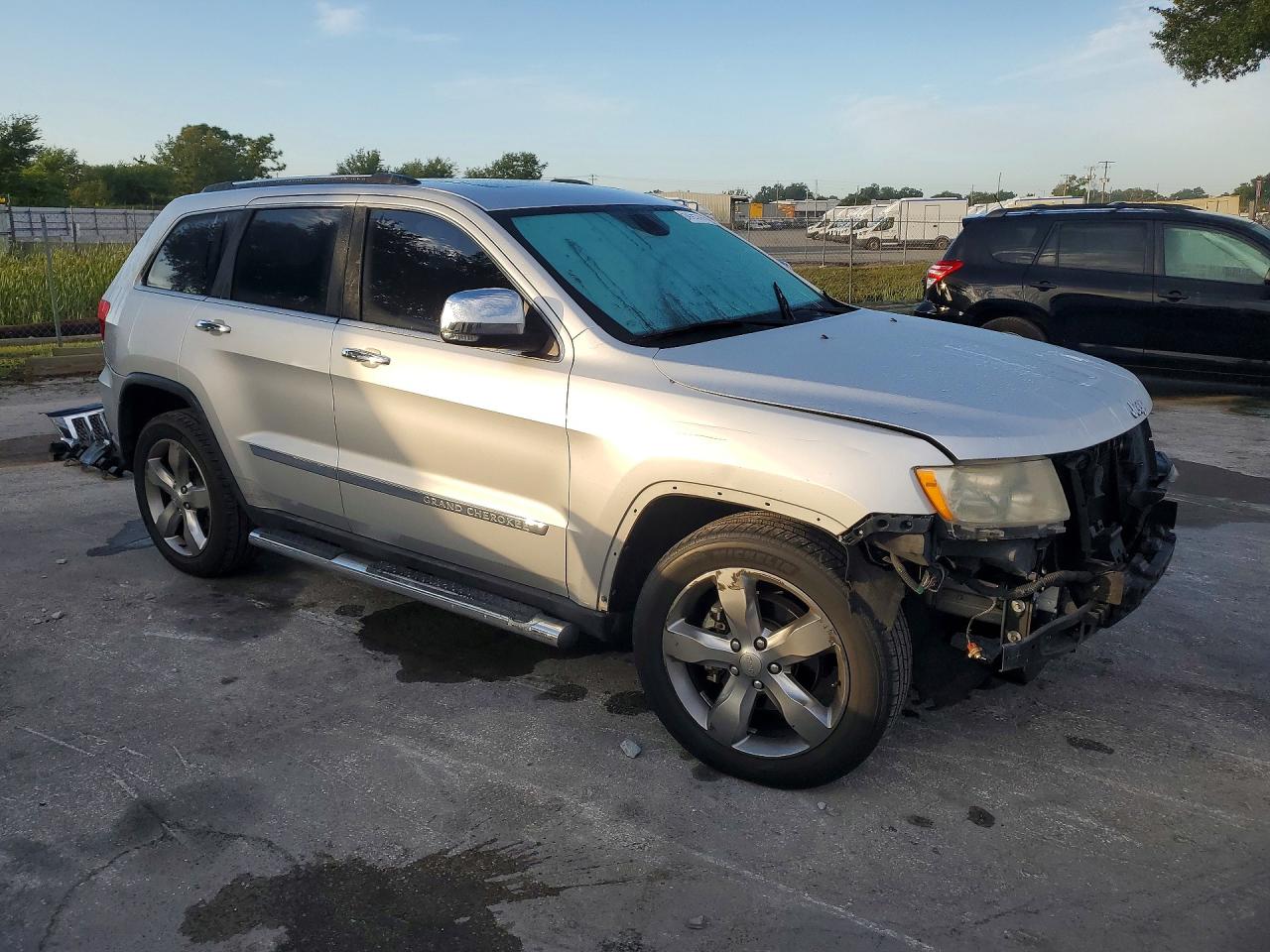 2011 Jeep Grand Cherokee Overland Серебряный vin: 1J4RS6GT7BC719696