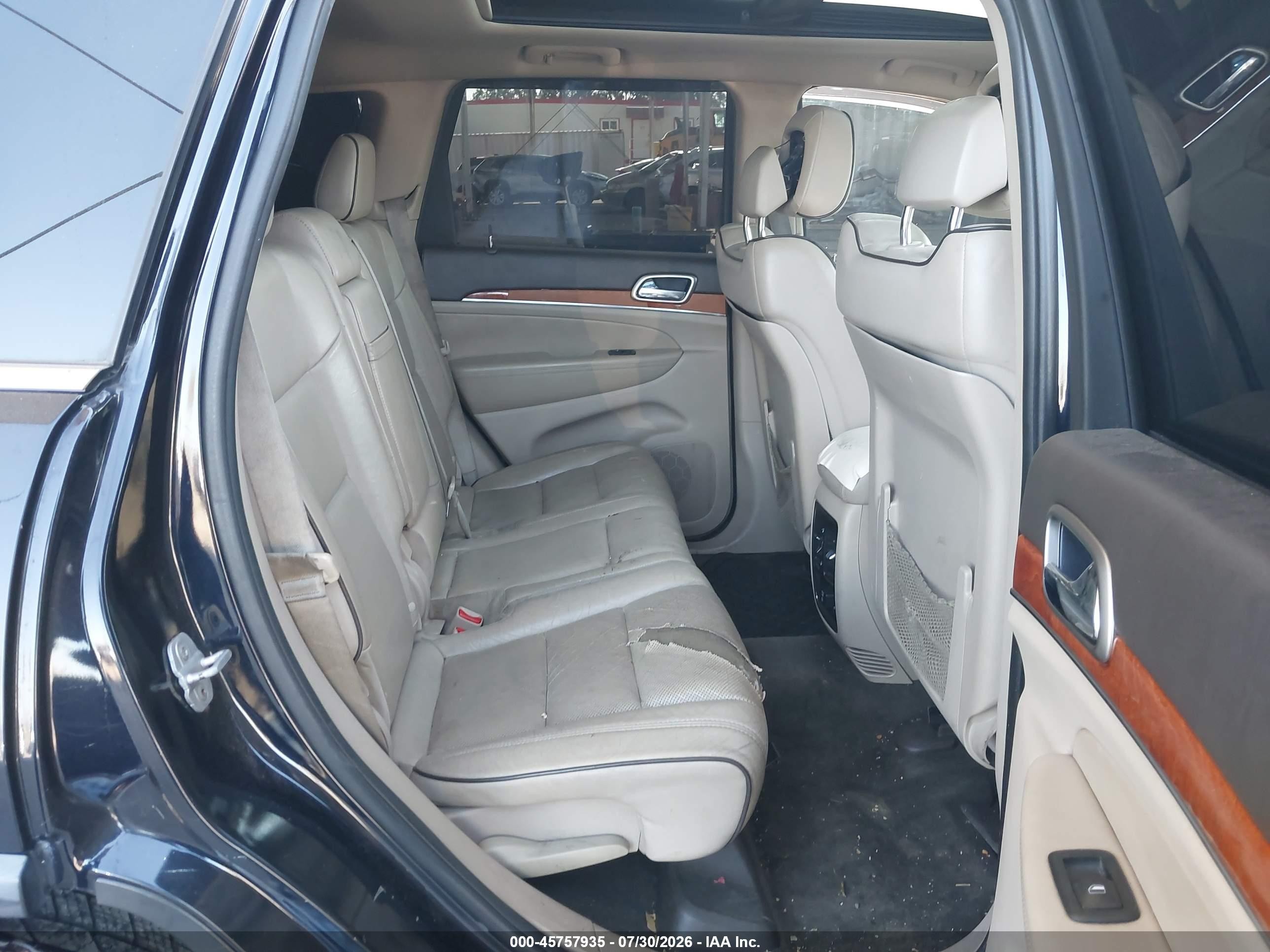 2011 Jeep Grand Cherokee Overland Черный vin: 1J4RS6GT8BC691293