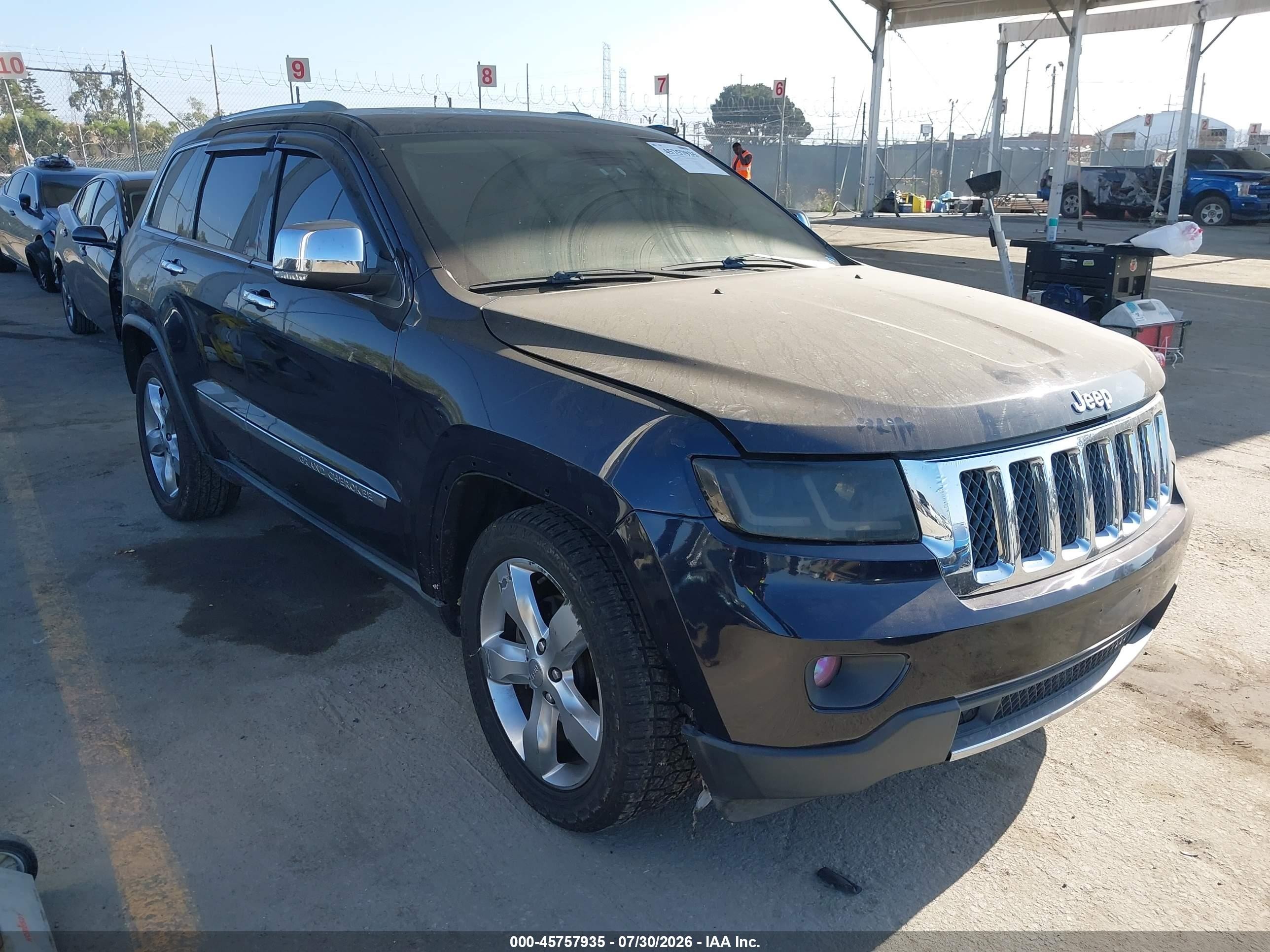 2011 Jeep Grand Cherokee Overland Black vin: 1J4RS6GT8BC691293