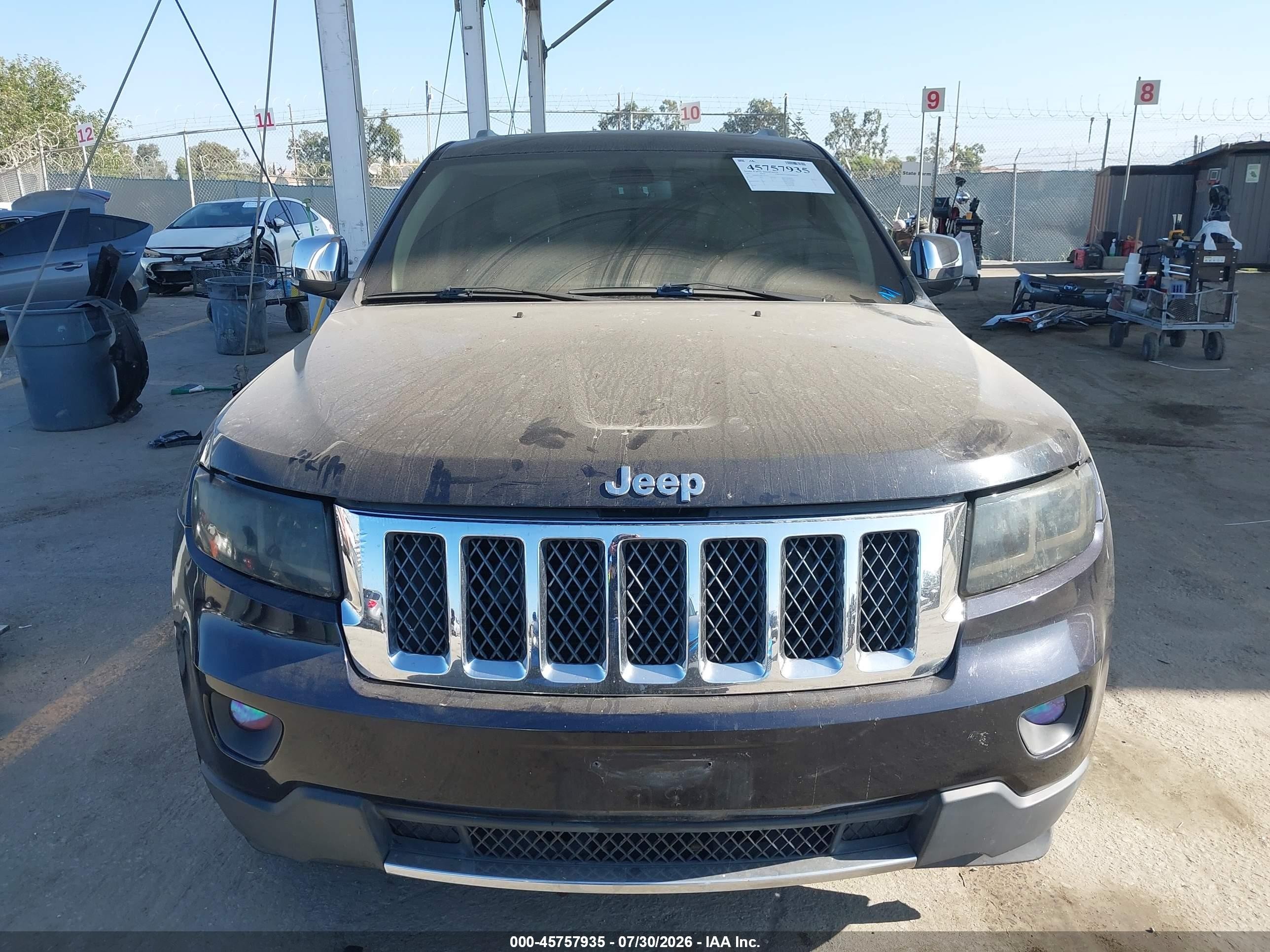 2011 Jeep Grand Cherokee Overland Черный vin: 1J4RS6GT8BC691293