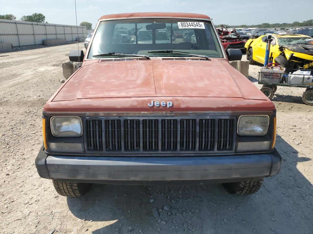 1989 Jeep Comanche Red vin: 1J7FJ26L2KL546804
