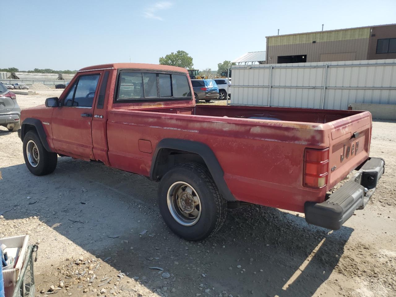 1989 Jeep Comanche Red vin: 1J7FJ26L2KL546804