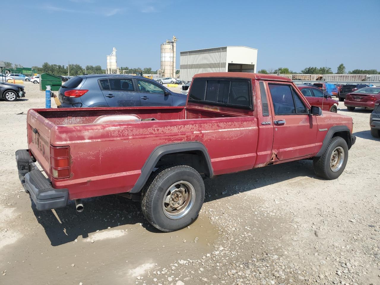1989 Jeep Comanche Red vin: 1J7FJ26L2KL546804