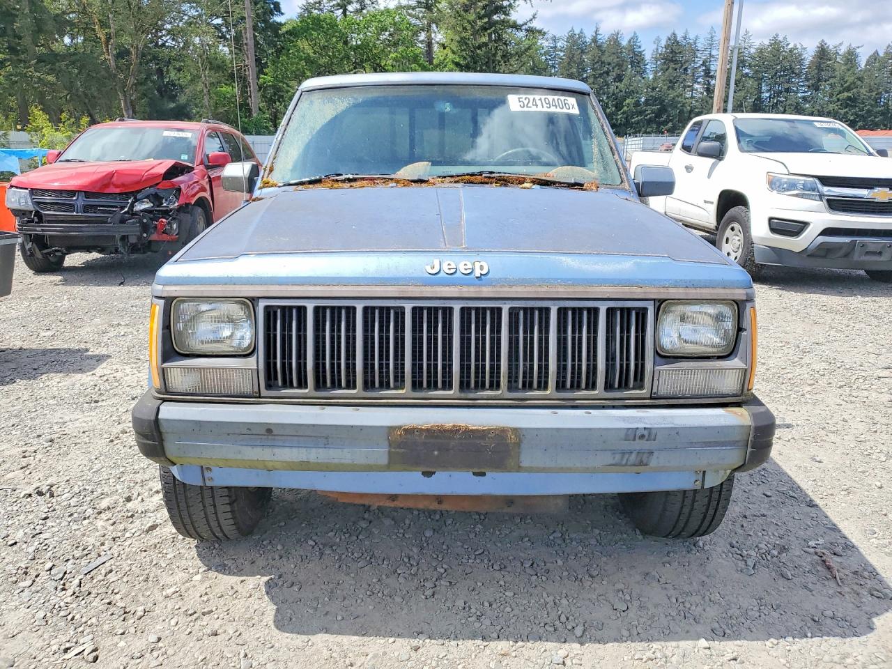 1989 Jeep Comanche Pioneer Blue vin: 1J7FT36L2KL451157
