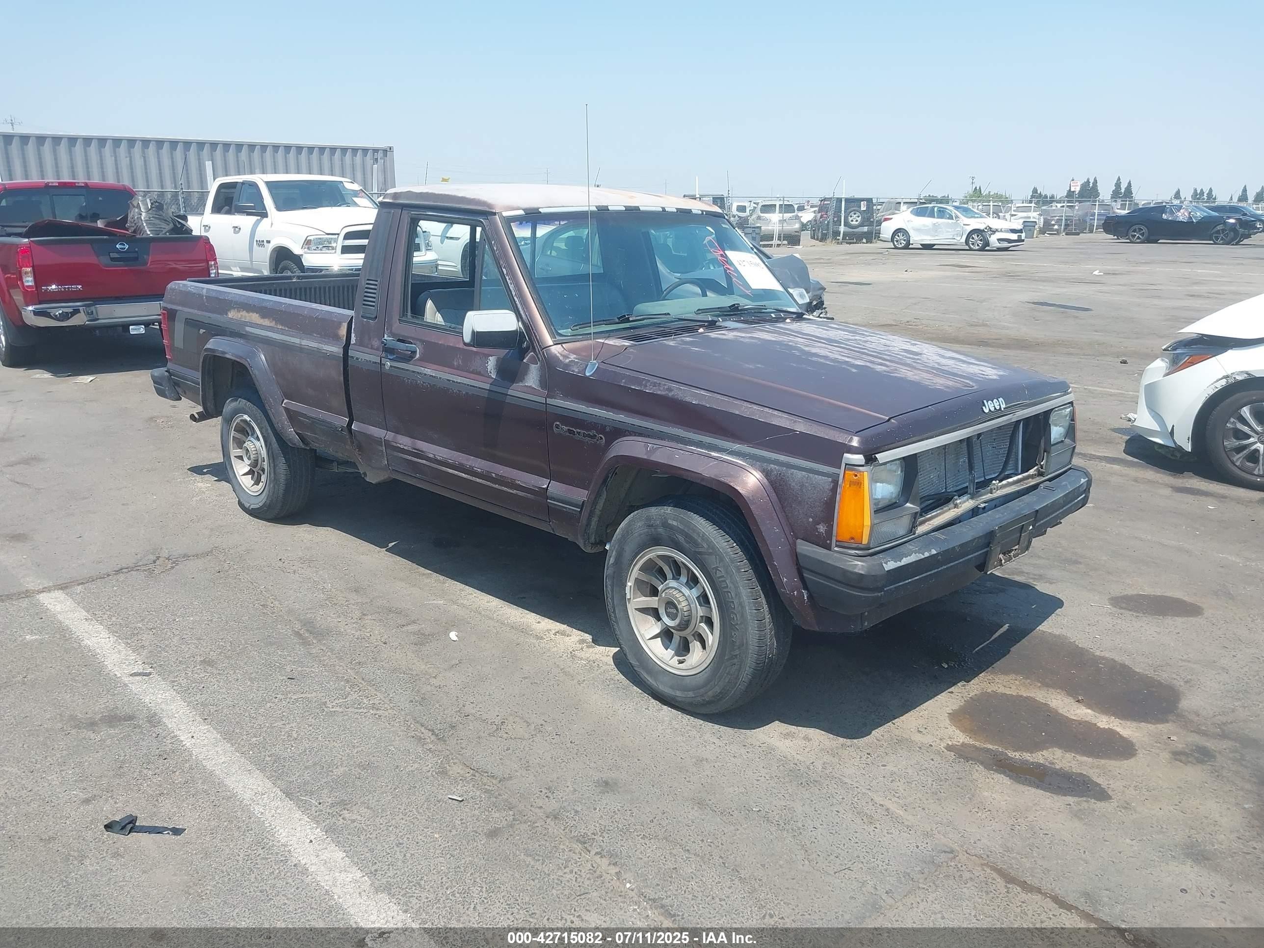 1989 Jeep Comanche Pioneer Коричневый vin: 1J7FT36L5KL434563