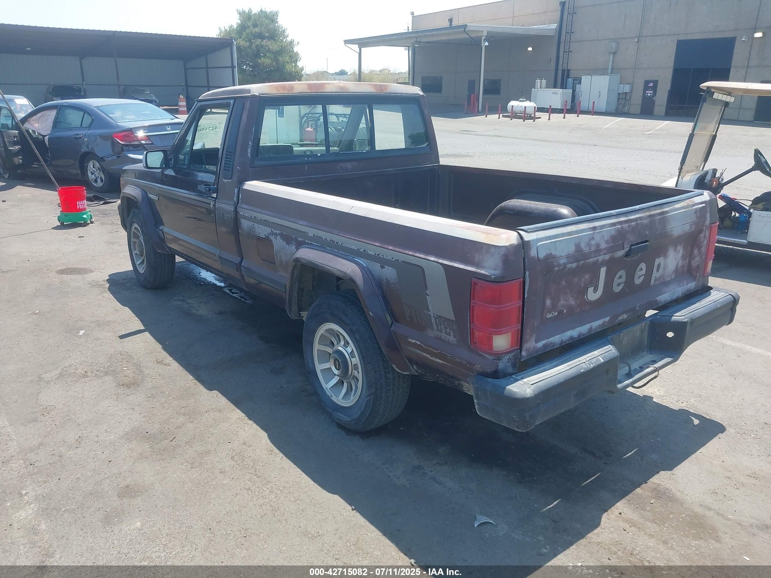 1989 Jeep Comanche Pioneer Brown vin: 1J7FT36L5KL434563