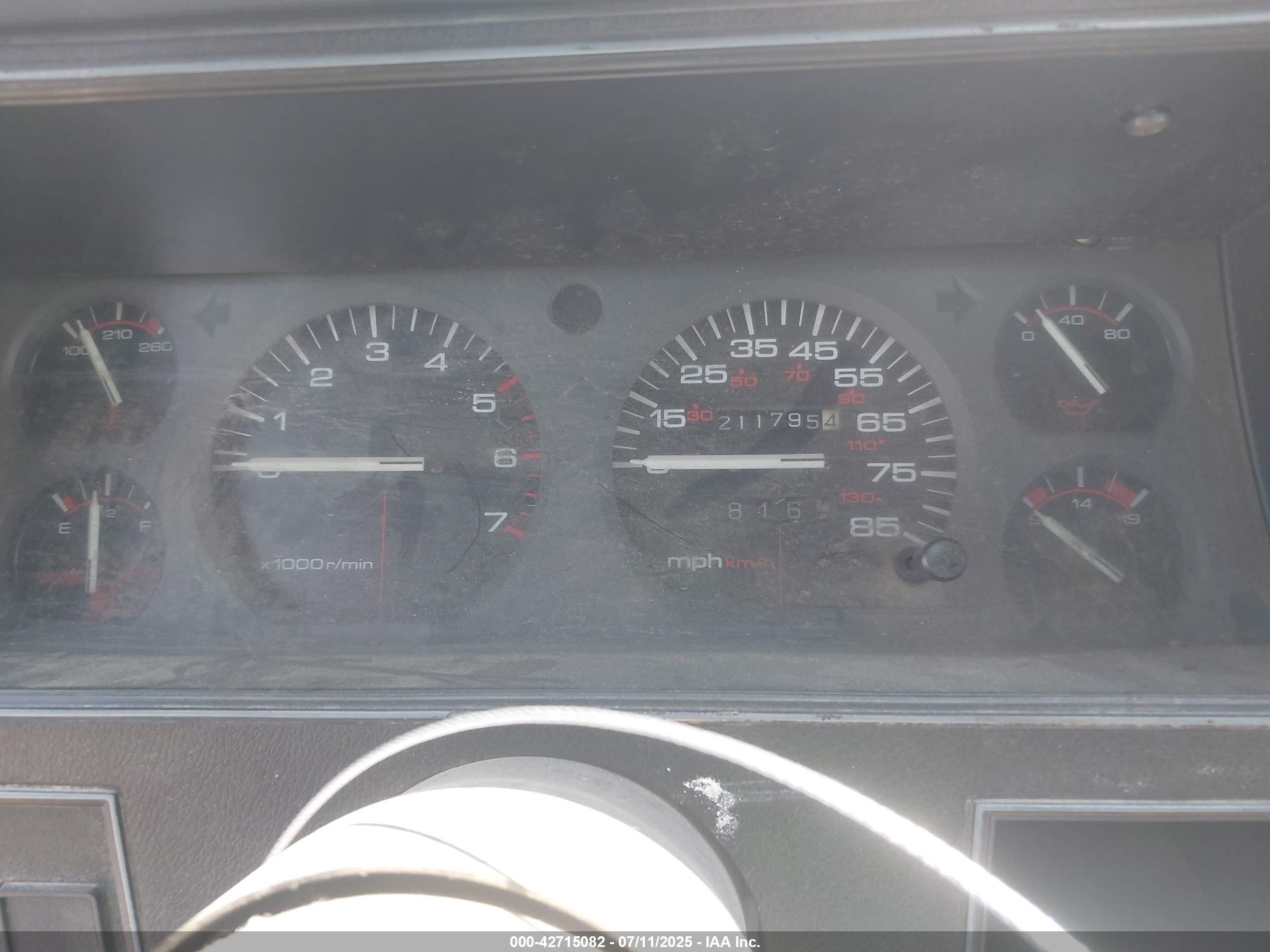 1989 Jeep Comanche Pioneer Brown vin: 1J7FT36L5KL434563