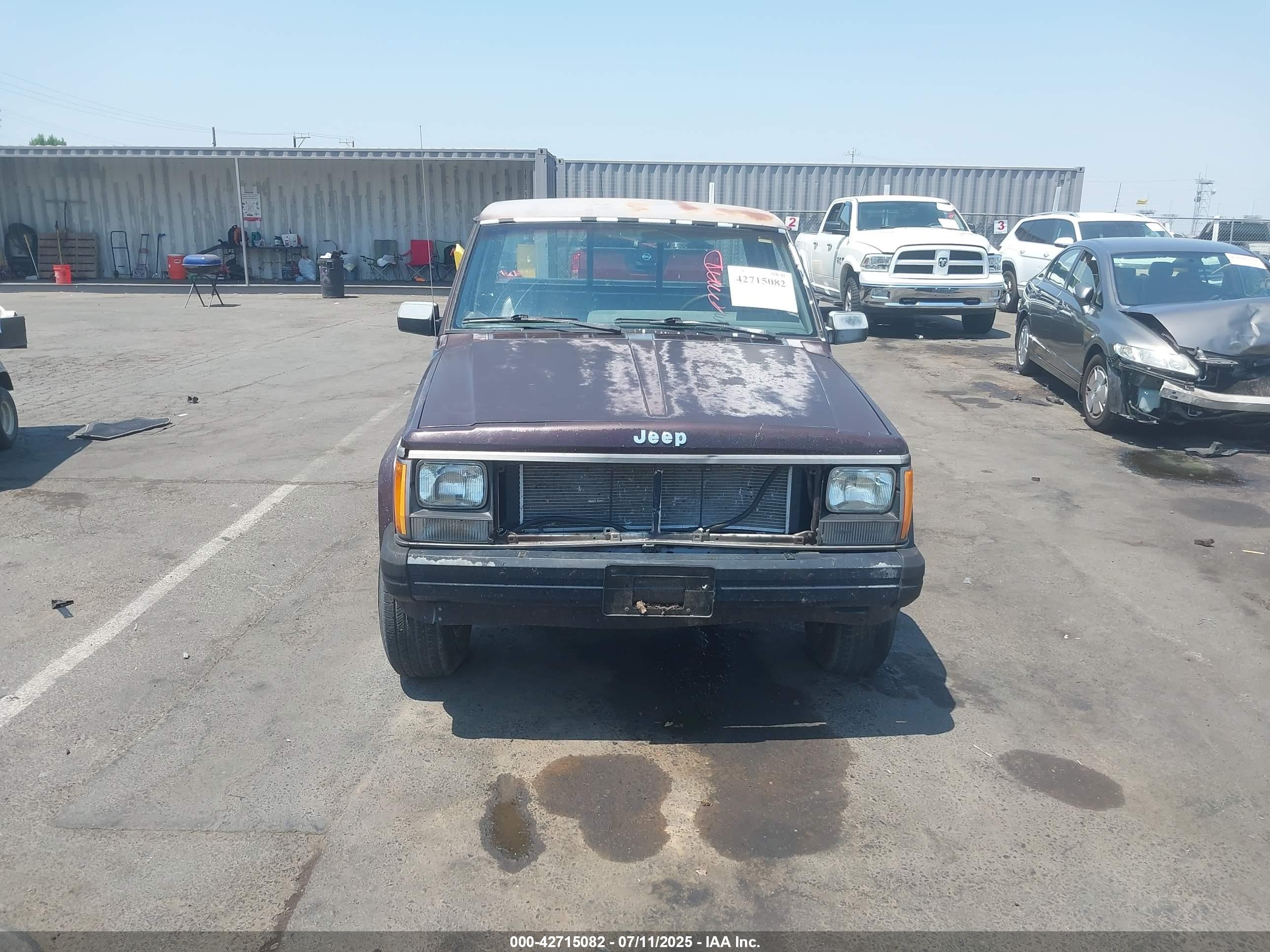 1989 Jeep Comanche Pioneer Brown vin: 1J7FT36L5KL434563