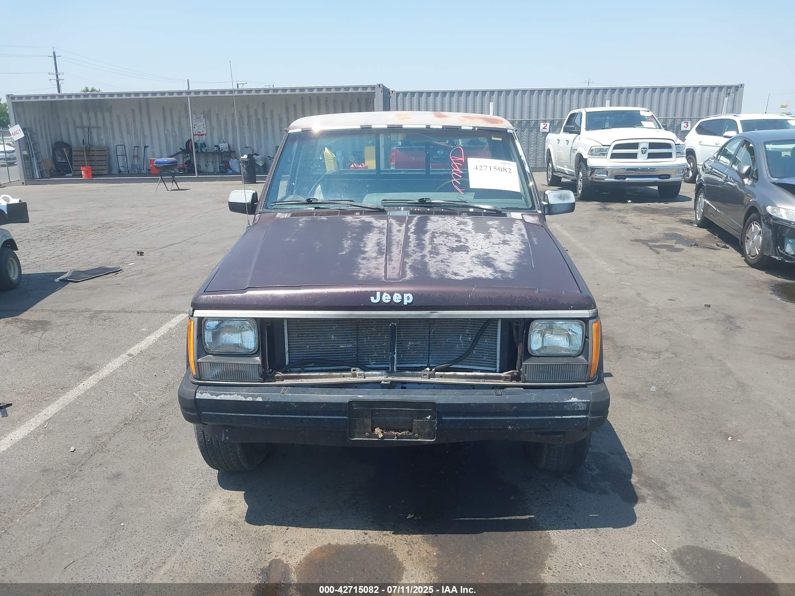 1989 Jeep Comanche Pioneer Brown vin: 1J7FT36L5KL434563