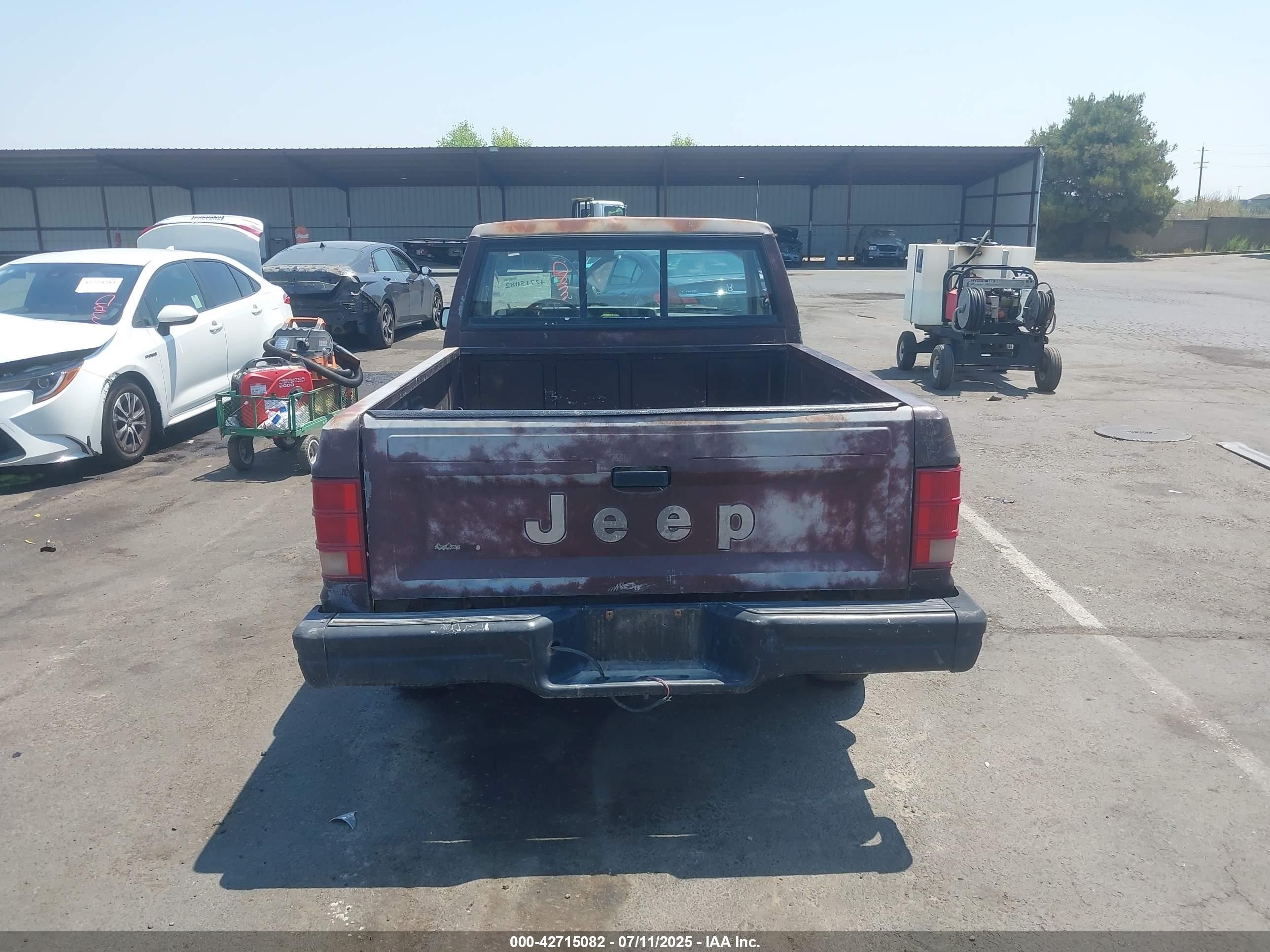 1989 Jeep Comanche Pioneer Brown vin: 1J7FT36L5KL434563