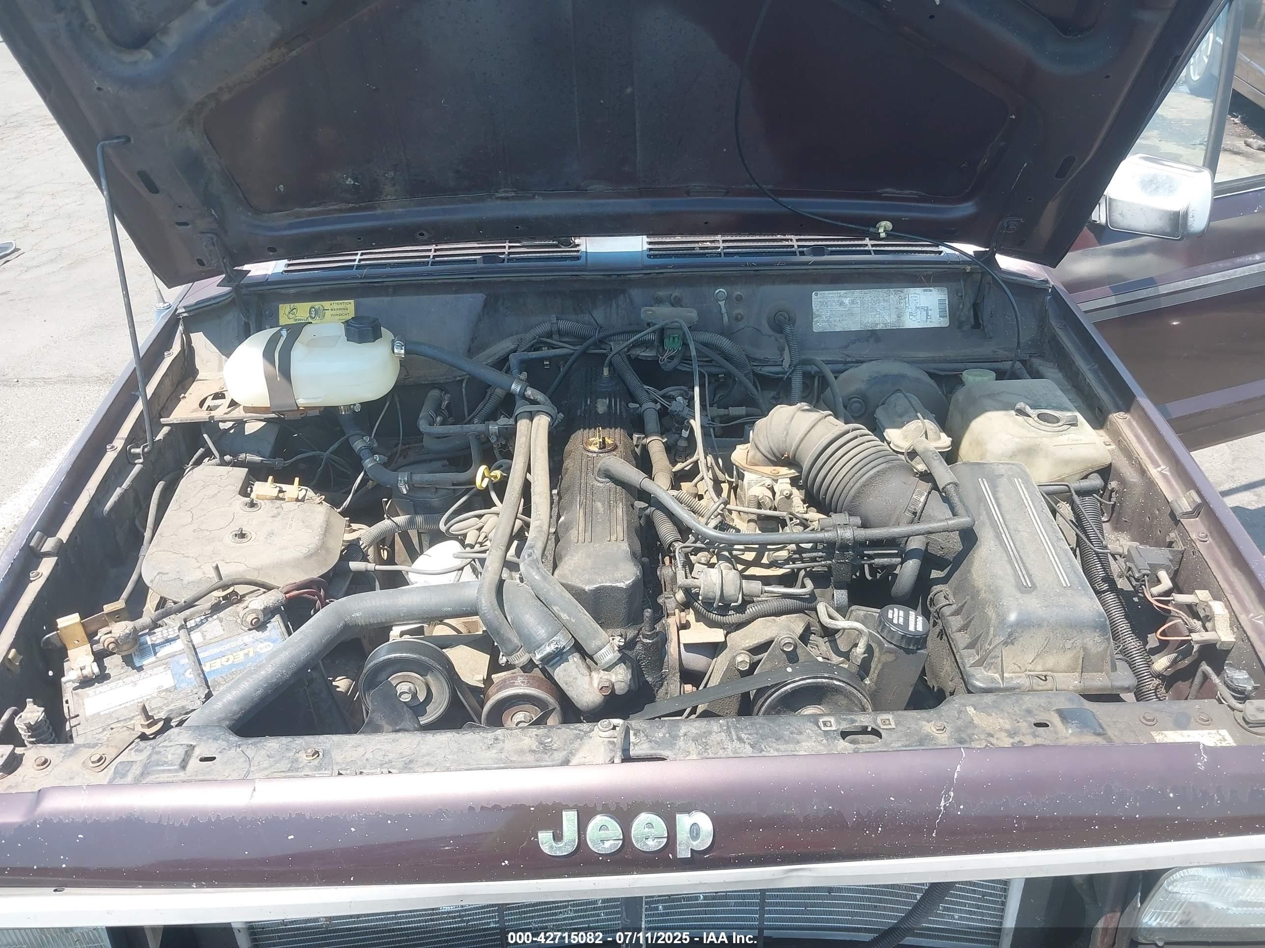 1989 Jeep Comanche Pioneer Brown vin: 1J7FT36L5KL434563