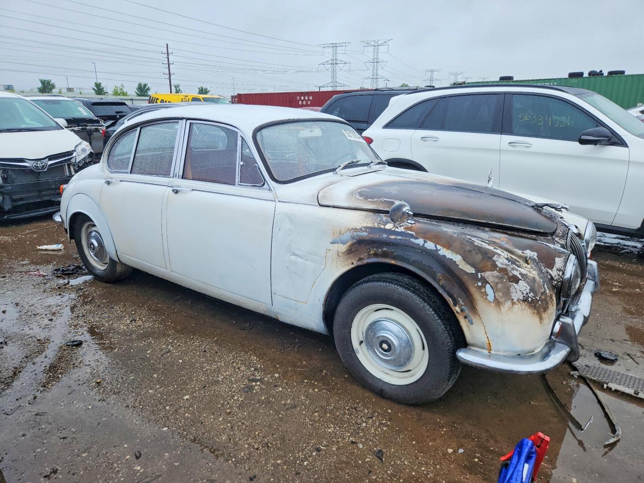 1969 Jaguar Mark Ii White vin: 1J80167BW