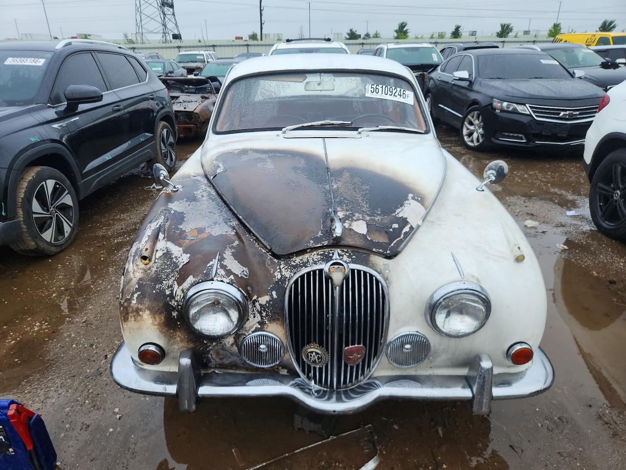1969 Jaguar Mark Ii White vin: 1J80167BW