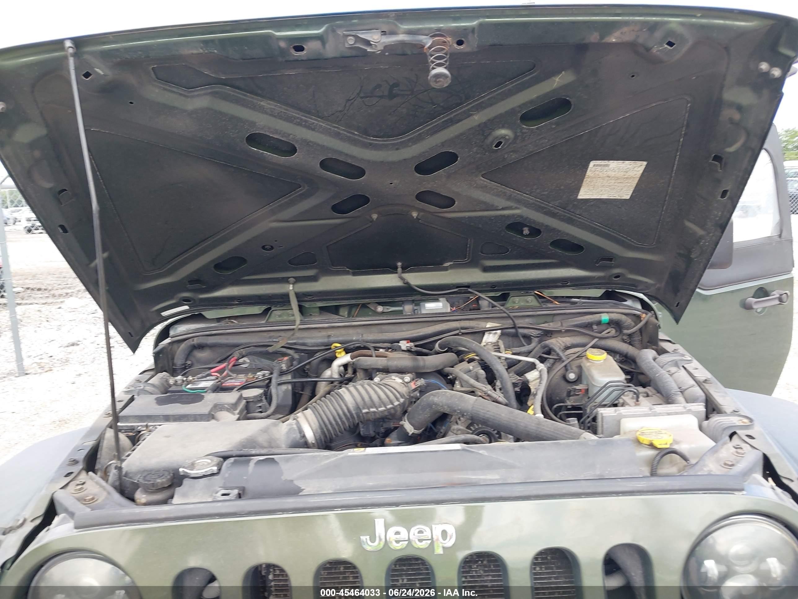 2007 Jeep Wrangler X Green vin: 1J8FA24127L231280