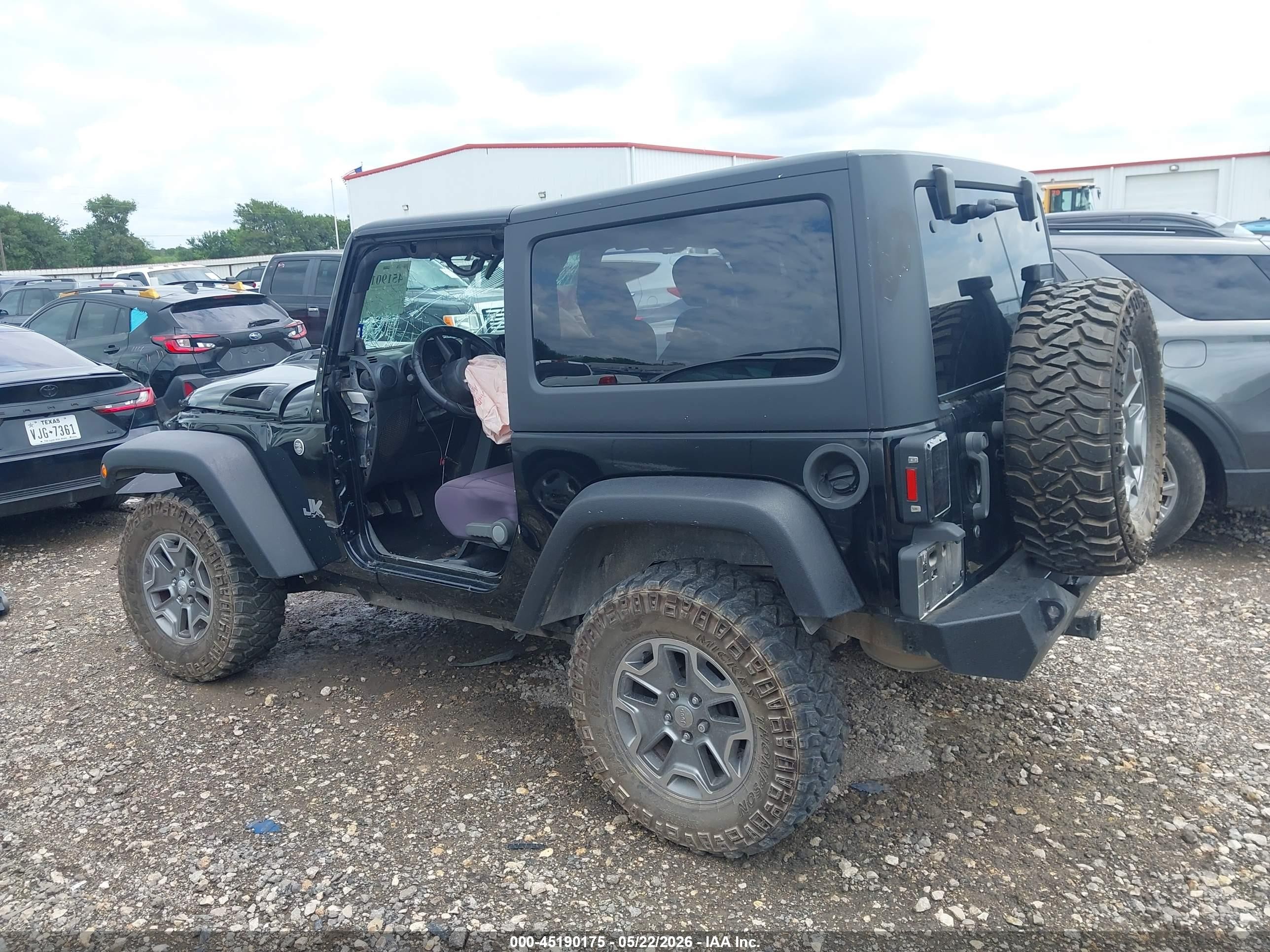 2007 Jeep Wrangler X Черный vin: 1J8FA24157L168370