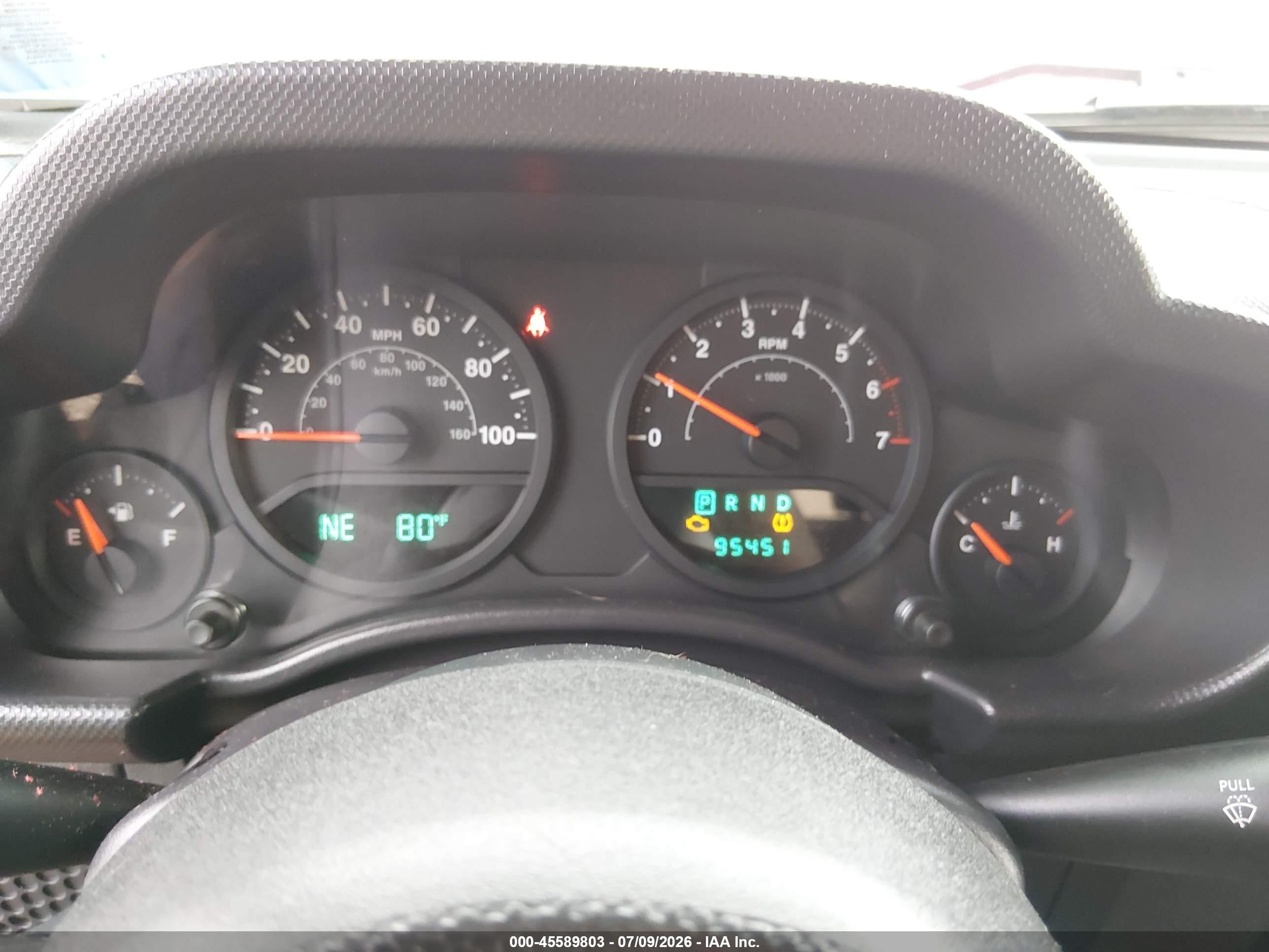 2008 Jeep Wrangler X Красный vin: 1J8FA24178L574376