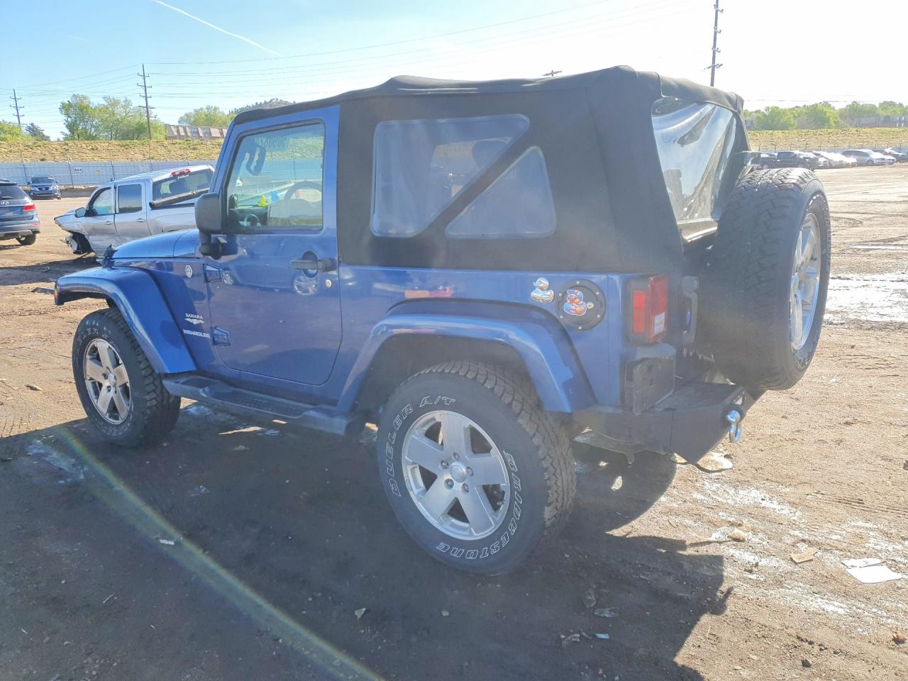 2009 Jeep Wrangler Sahara Blue vin: 1J8FA54119L735906