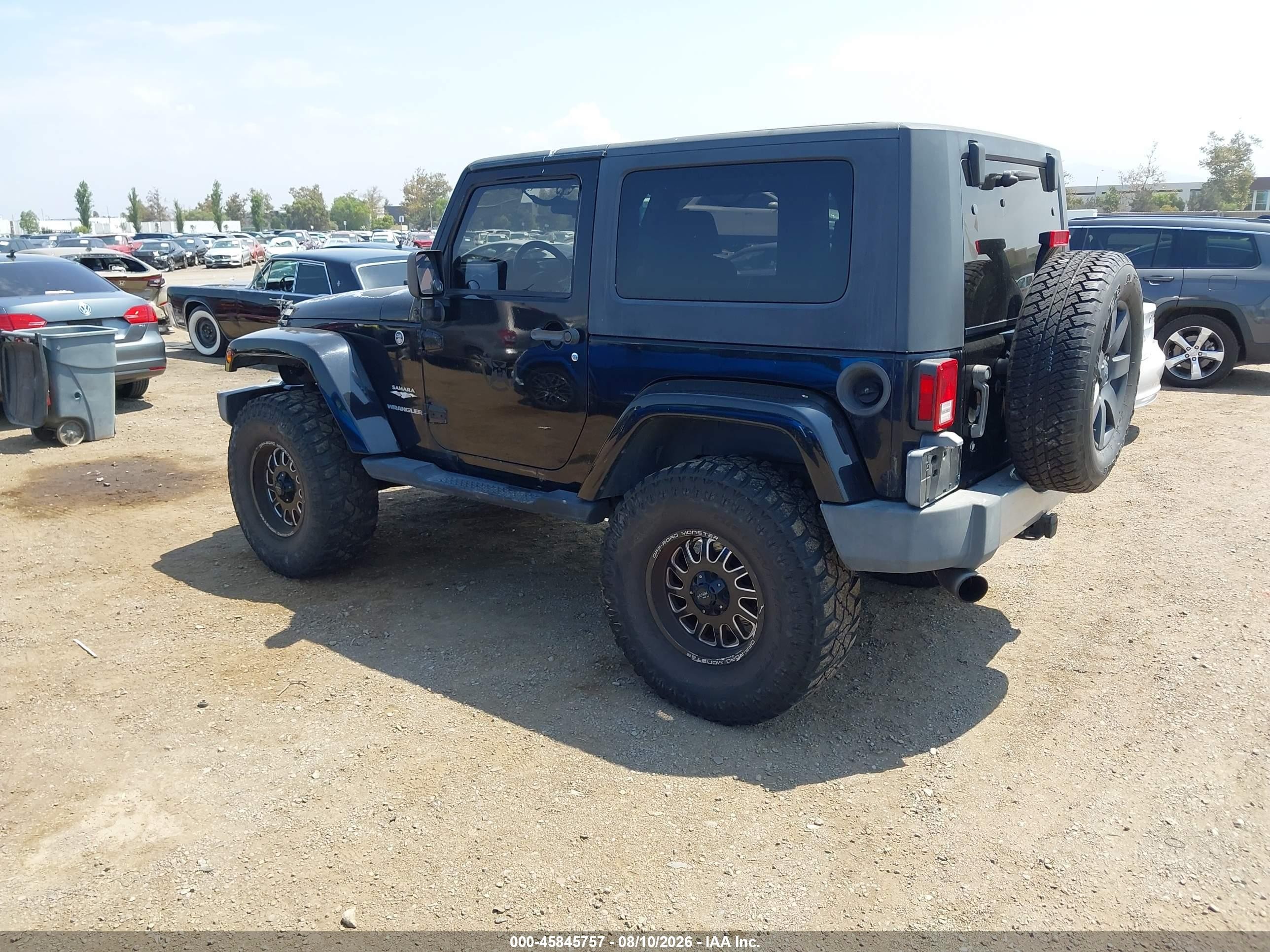 2008 Jeep Wrangler Sahara Black vin: 1J8FA54128L561245