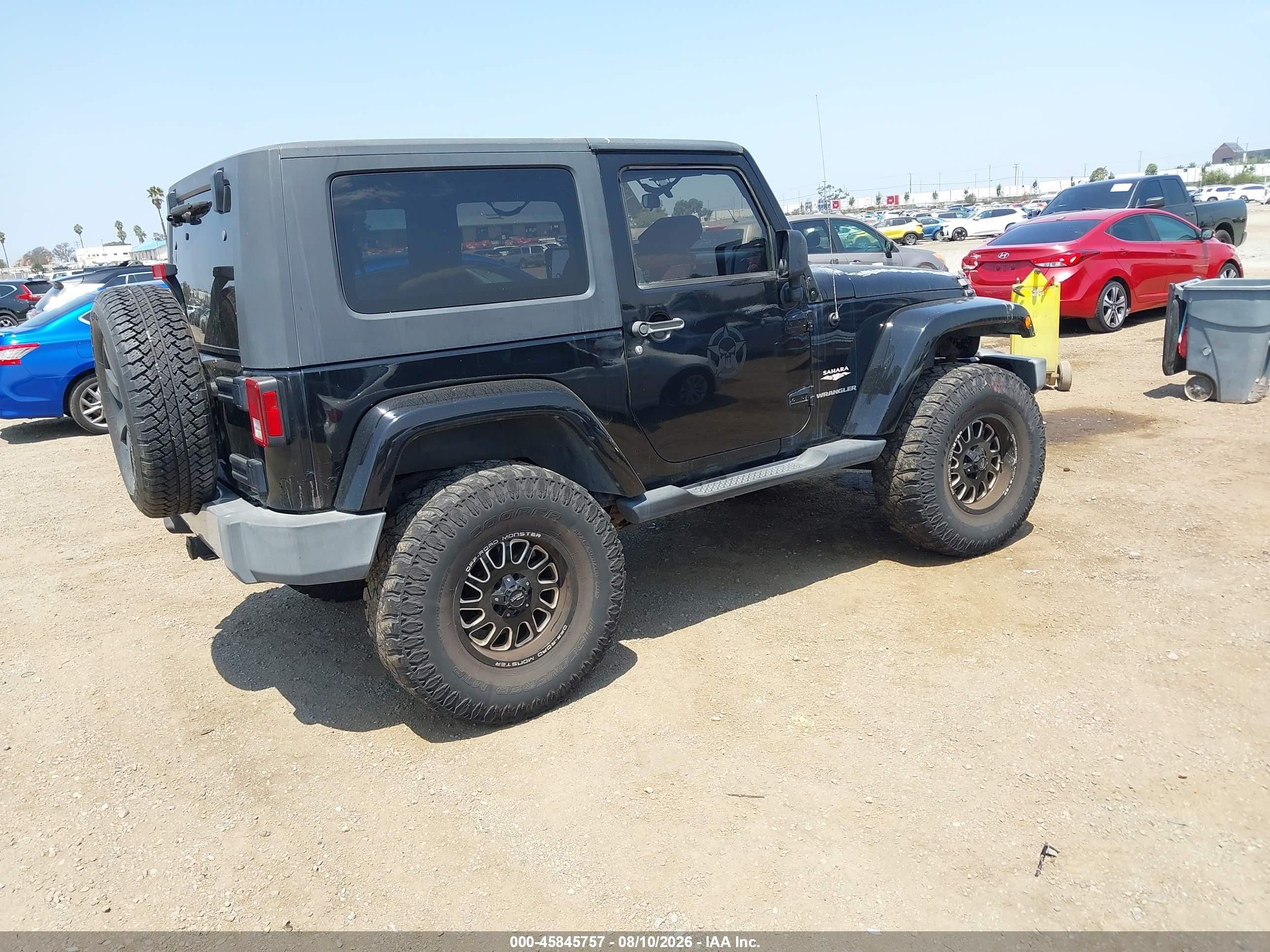 2008 Jeep Wrangler Sahara Black vin: 1J8FA54128L561245