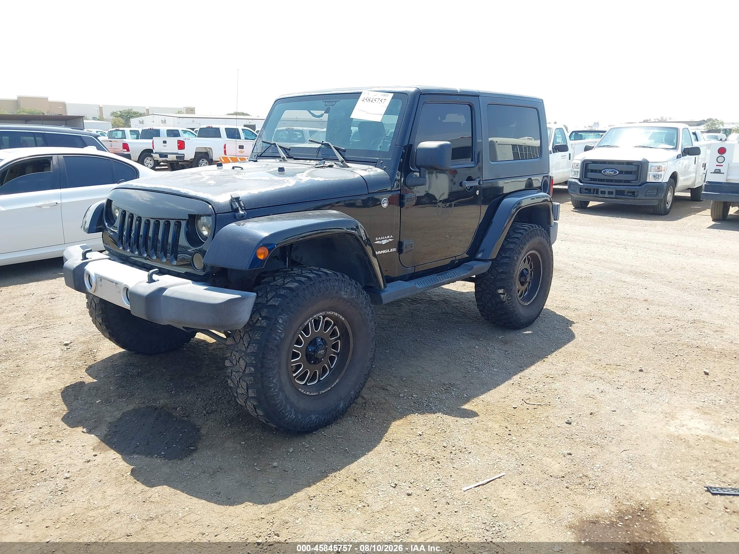 2008 Jeep Wrangler Sahara Black vin: 1J8FA54128L561245